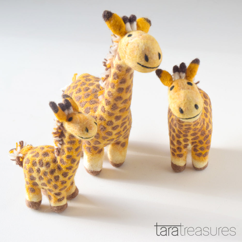 Felt Giraffe Toy - Big - Tara Treasures