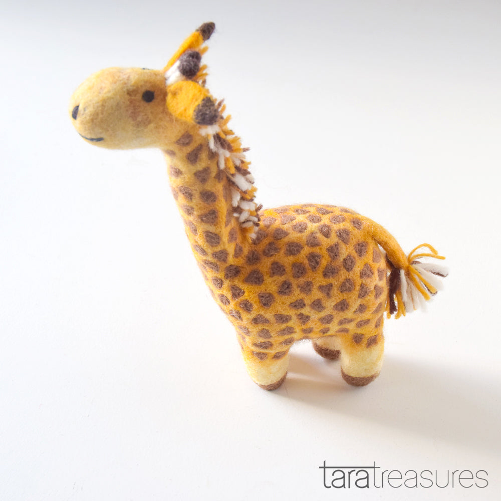 Felt Giraffe Toy - Big - Tara Treasures