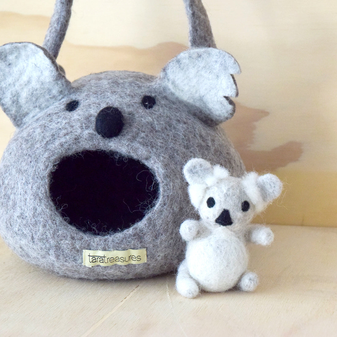 Felt Koala House Bag with Koala Toy - Tara Treasures