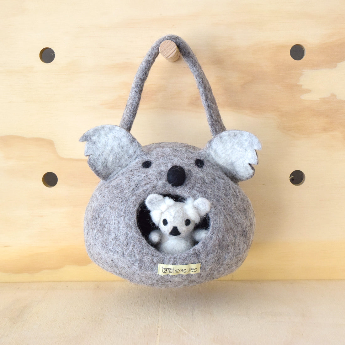 Felt Koala House Bag with Koala Toy - Tara Treasures