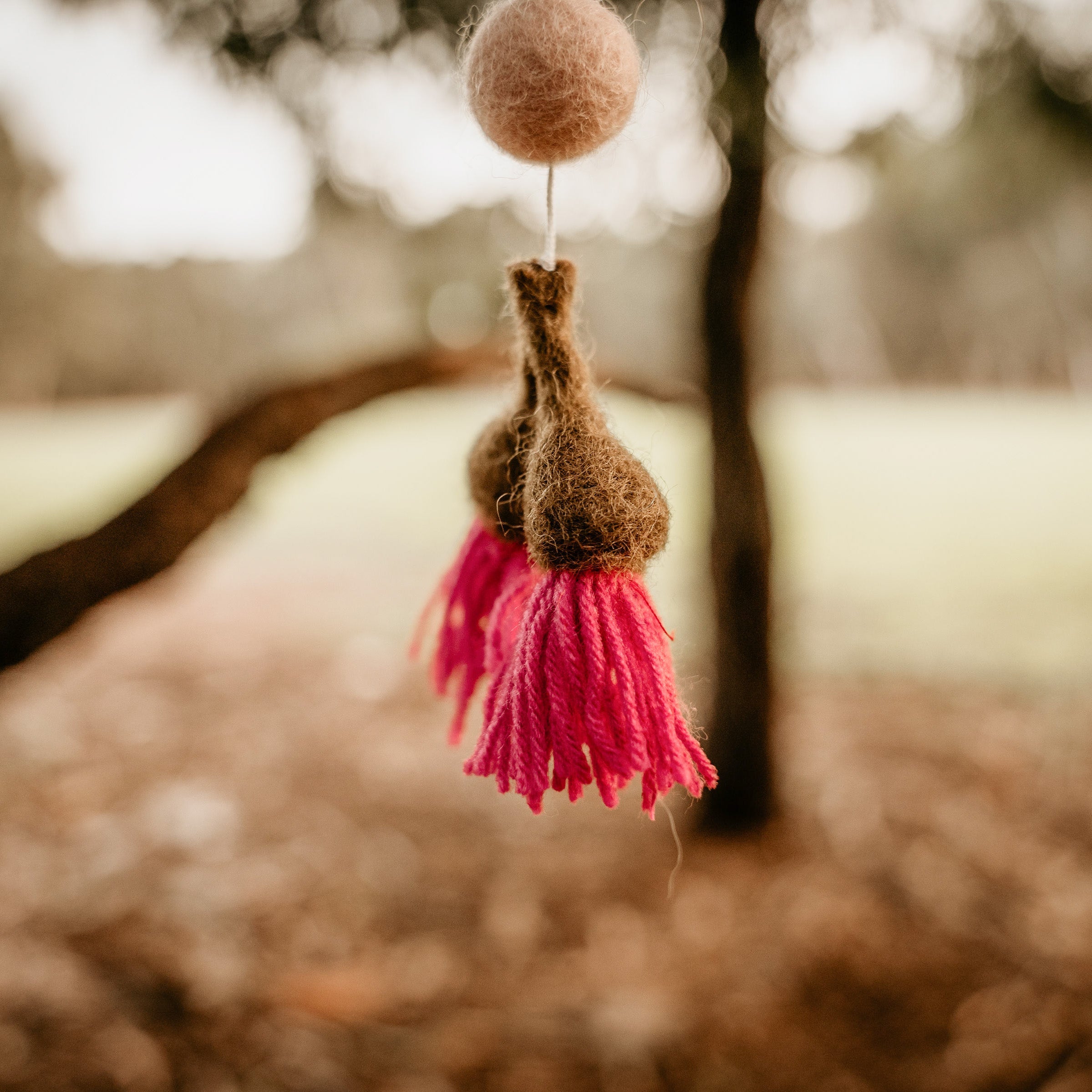 Baby Cot Mobile - Kookaburra with Gum Blossoms - Tara Treasures