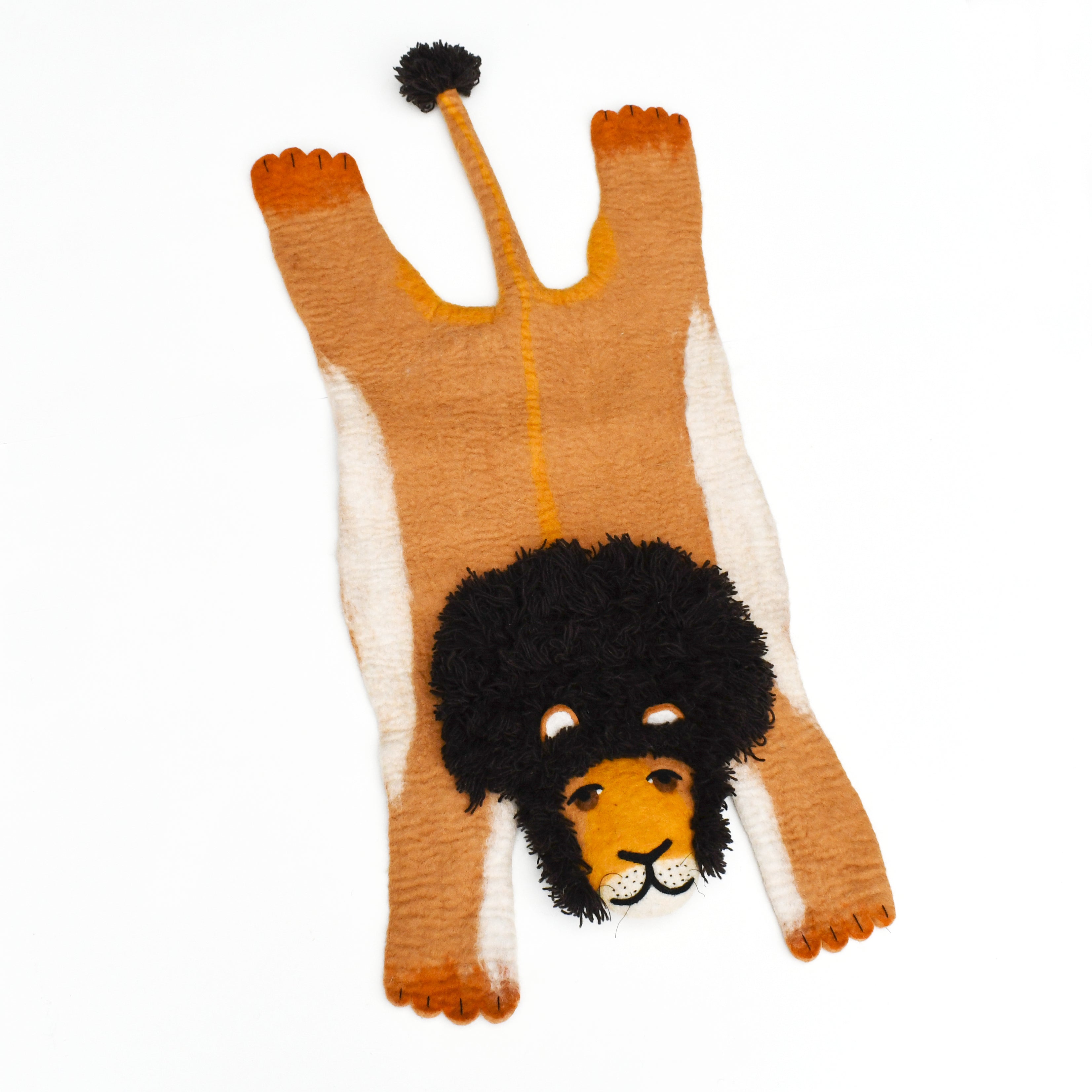 Felt Animal Rug - Lion - Tara Treasures