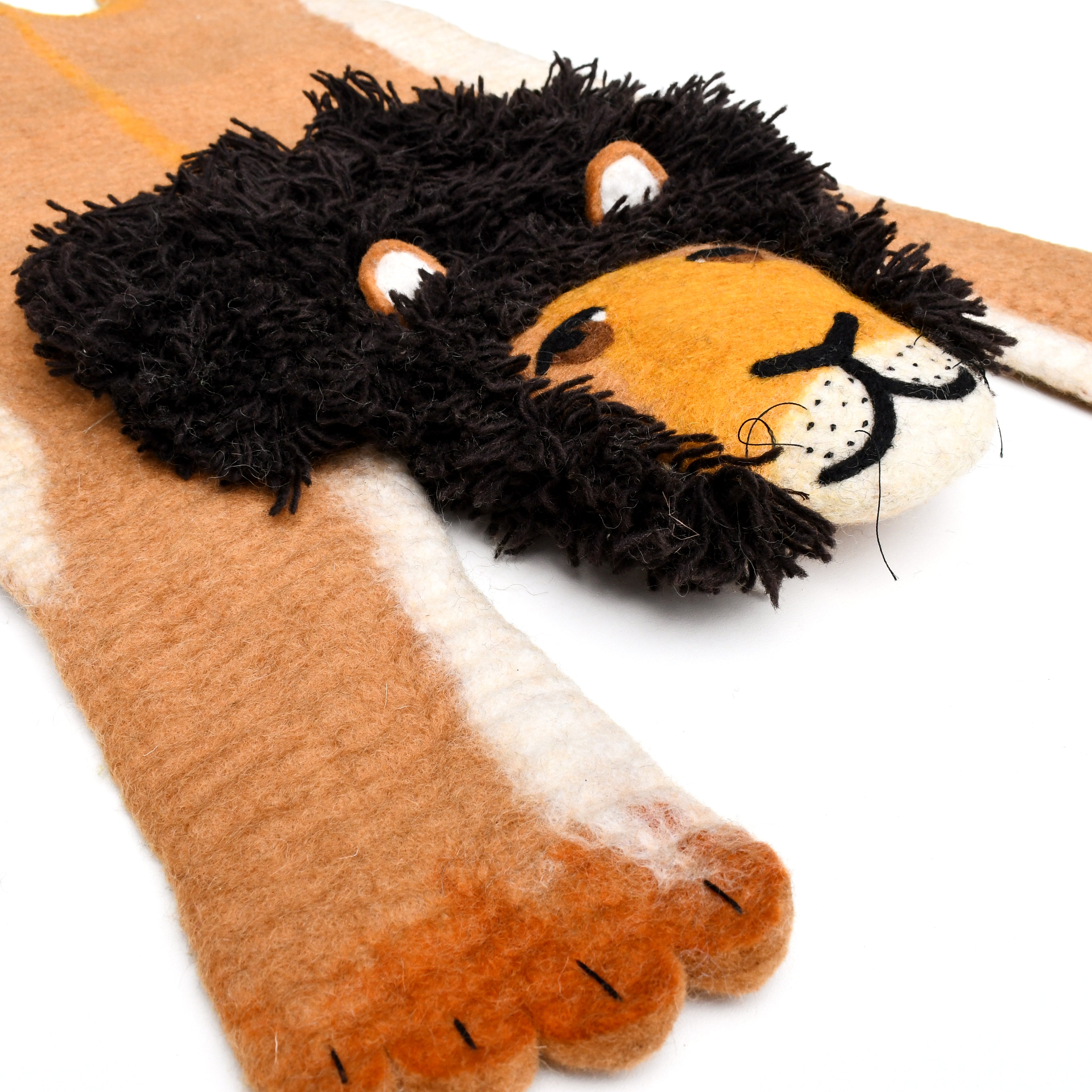 Felt Animal Rug - Lion - Tara Treasures