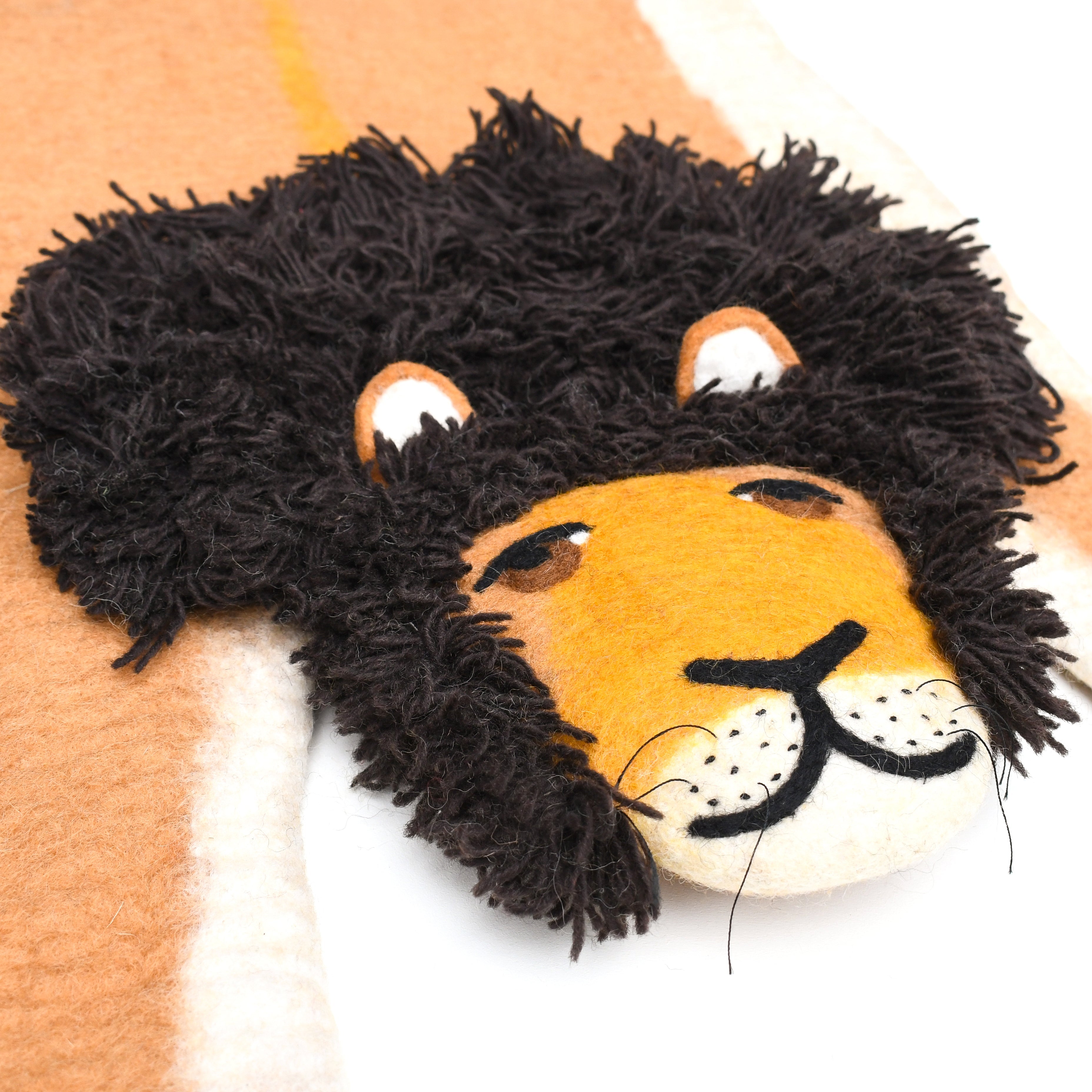 Felt Animal Rug - Lion - Tara Treasures