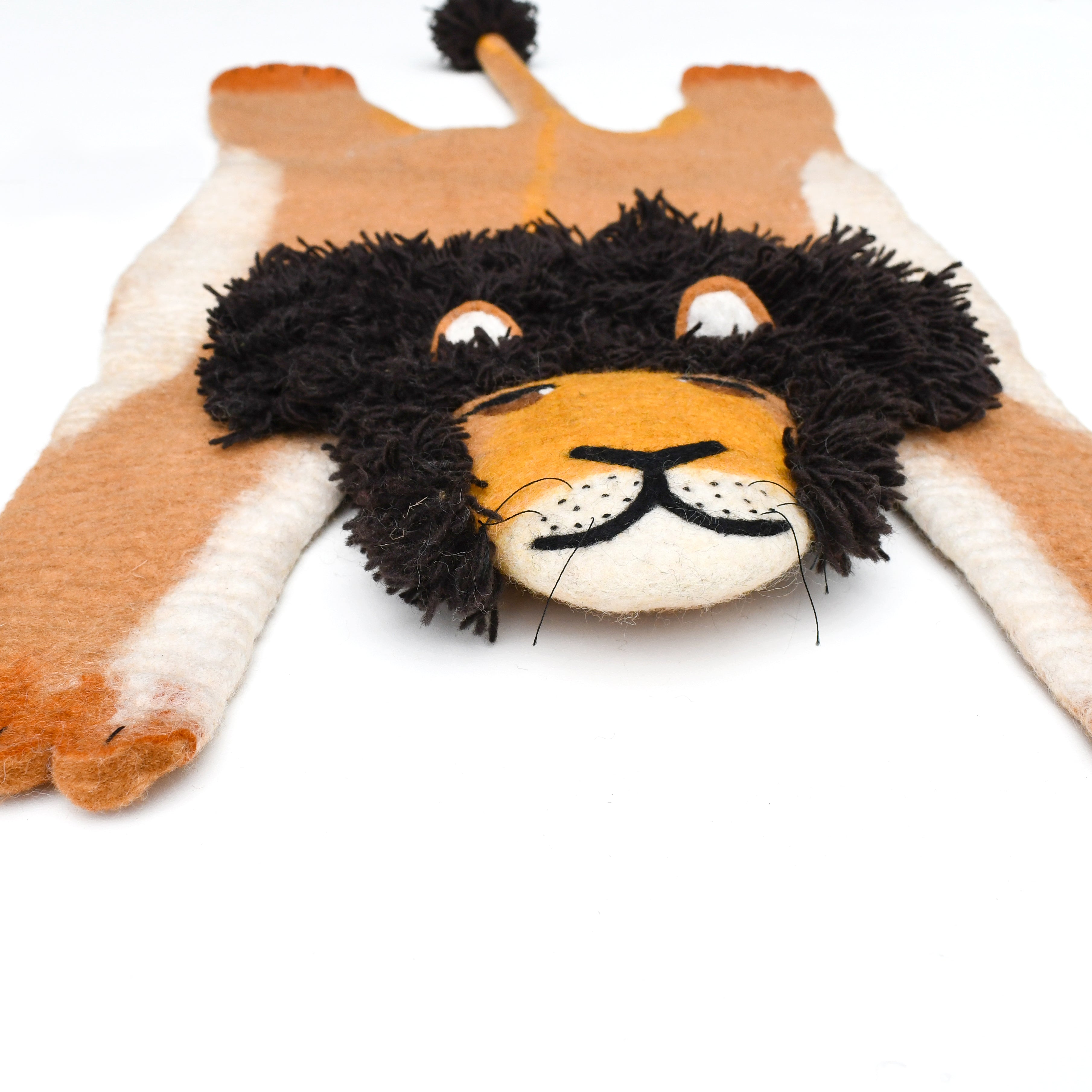 Felt Animal Rug - Lion - Tara Treasures