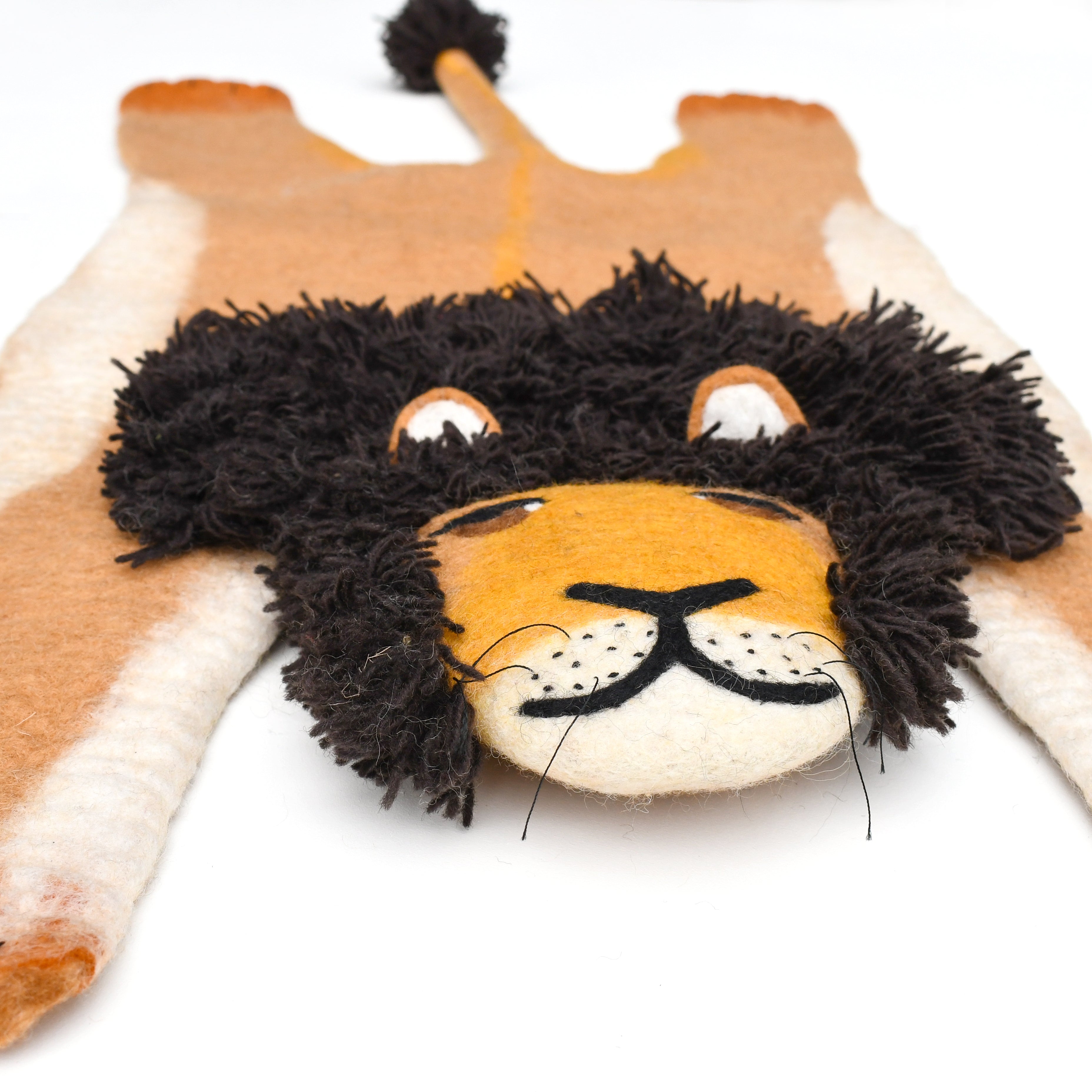 Felt Animal Rug - Lion - Tara Treasures