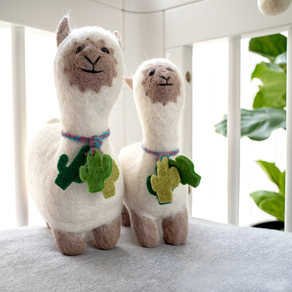 Felt Llama Toy - Big - Tara Treasures