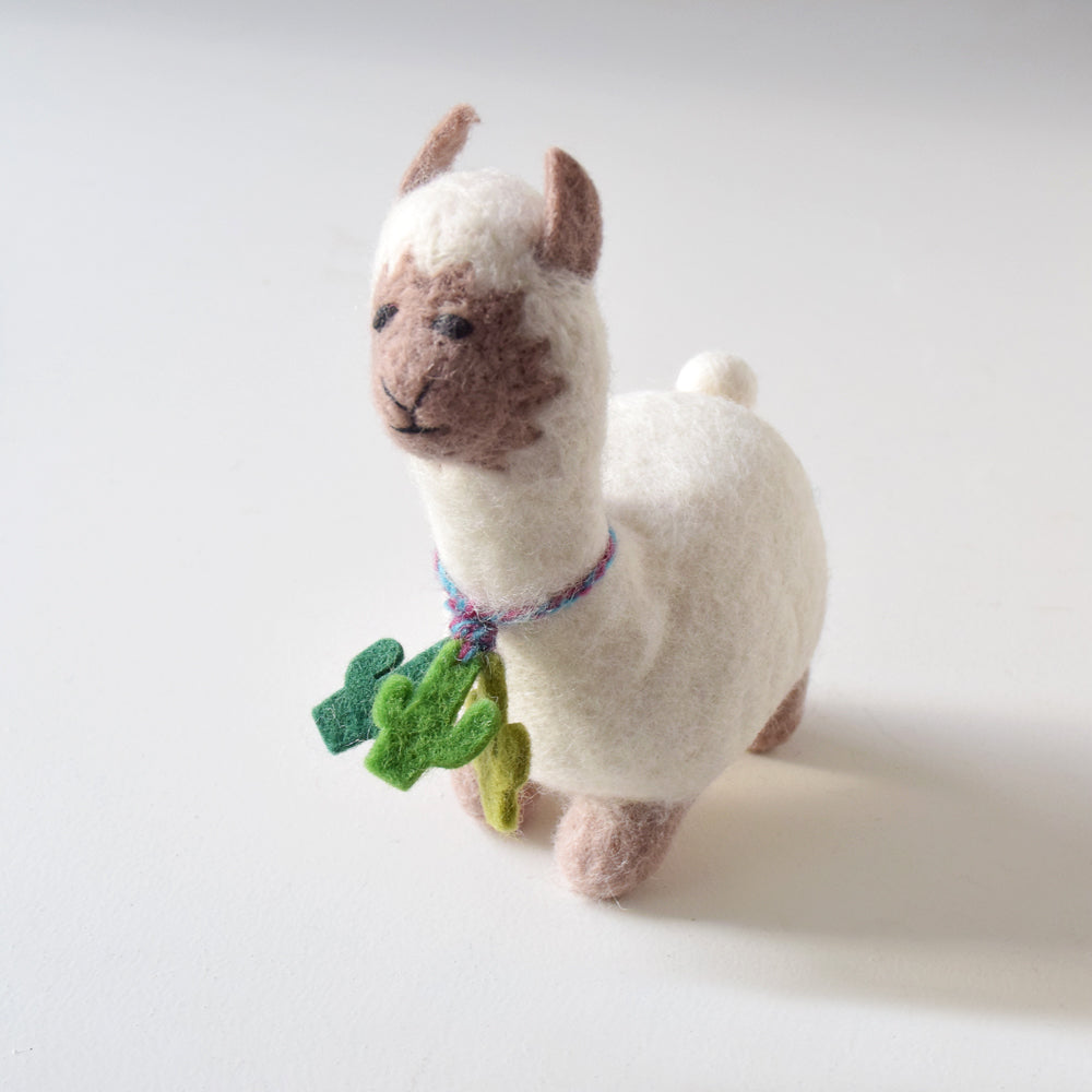 Felt Llama Toy - Big - Tara Treasures