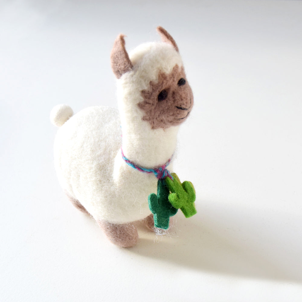 Felt Llama Toy - Big - Tara Treasures