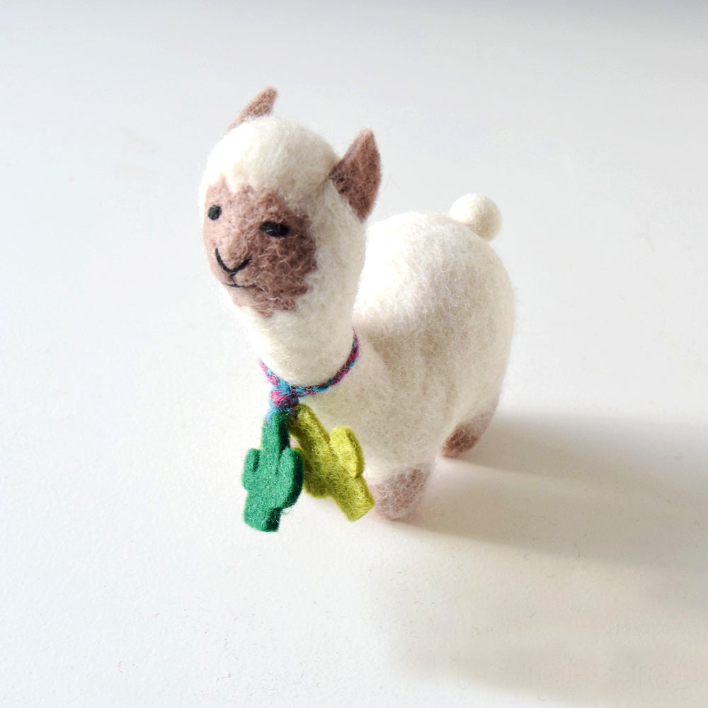 Felt Llama Toy - Medium - Tara Treasures