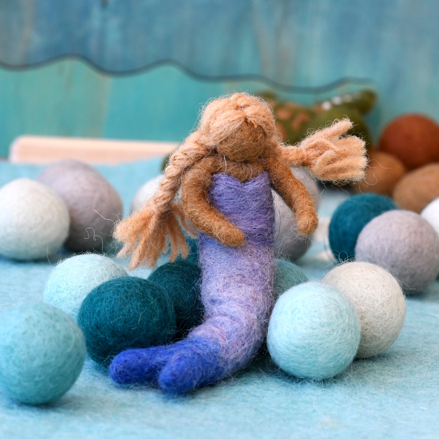 Felt Waldorf Mermaid - Sandy Hair - Tara Treasures