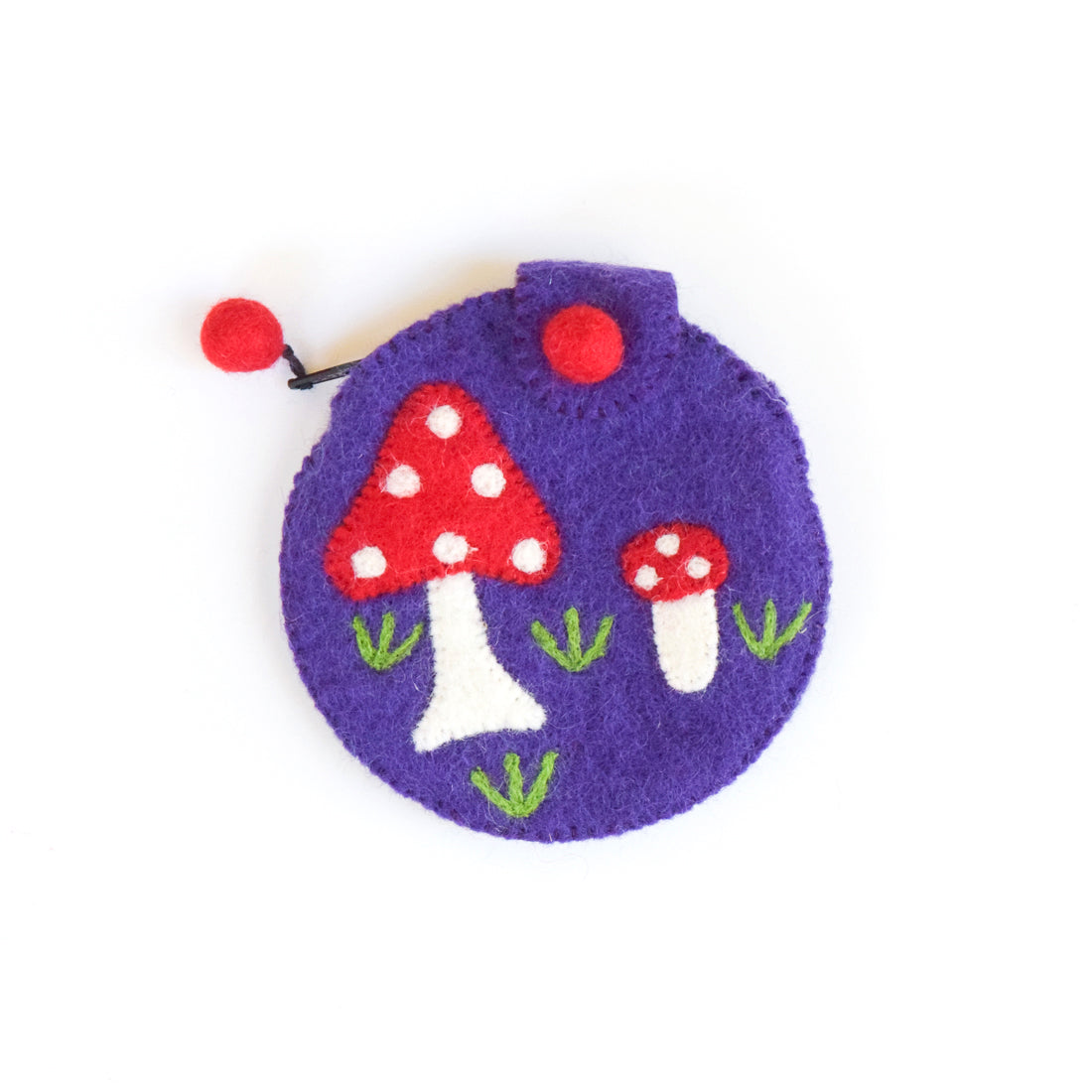 Purse - Mushroom (Purple) - Tara Treasures