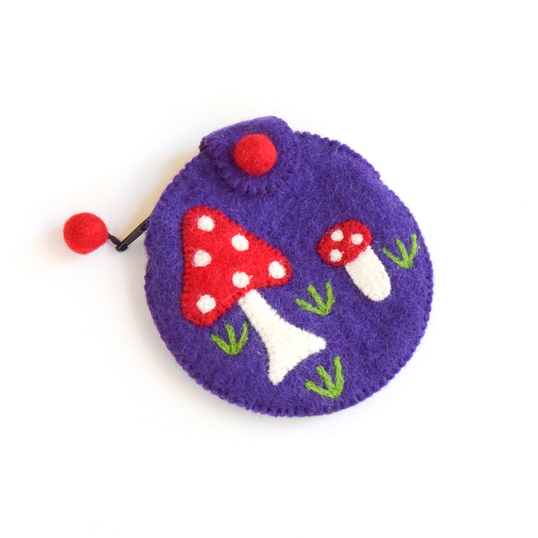 Purse - Mushroom (Purple) - Tara Treasures