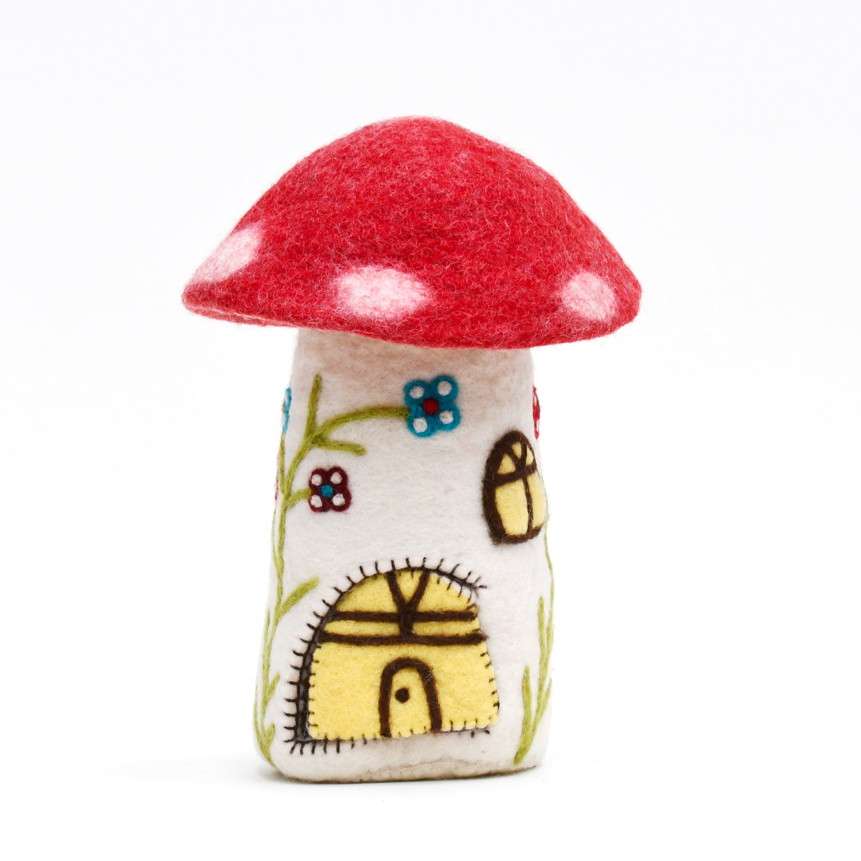 Fairies and Gnomes House - Red Mushroom (Toadstool) - Tara Treasures