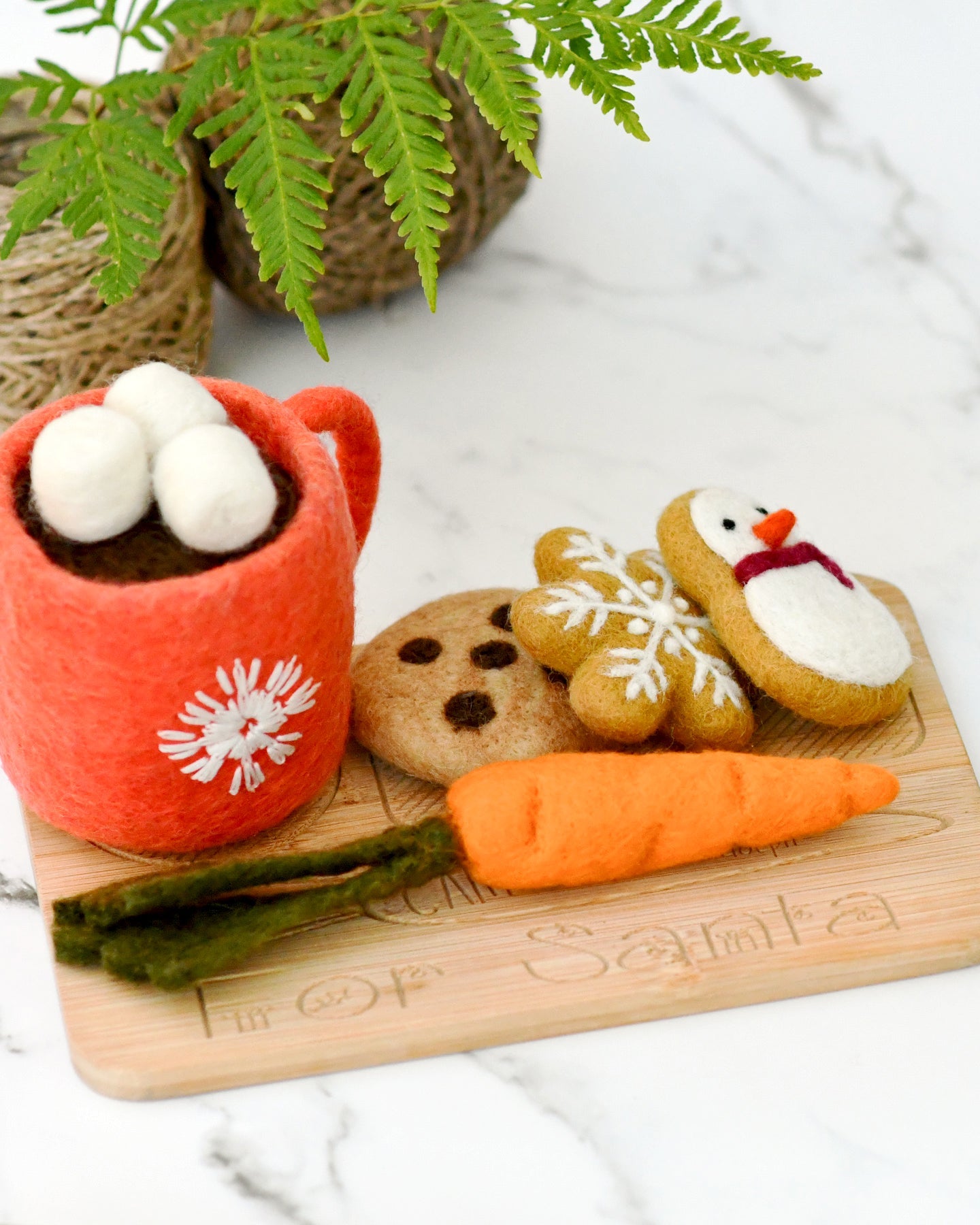 Santa's Snacks with Red Hot Chocolate Cup - Tara Treasures