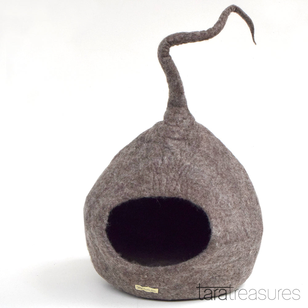 Cat Cave - Pod Brown - Tara Treasures