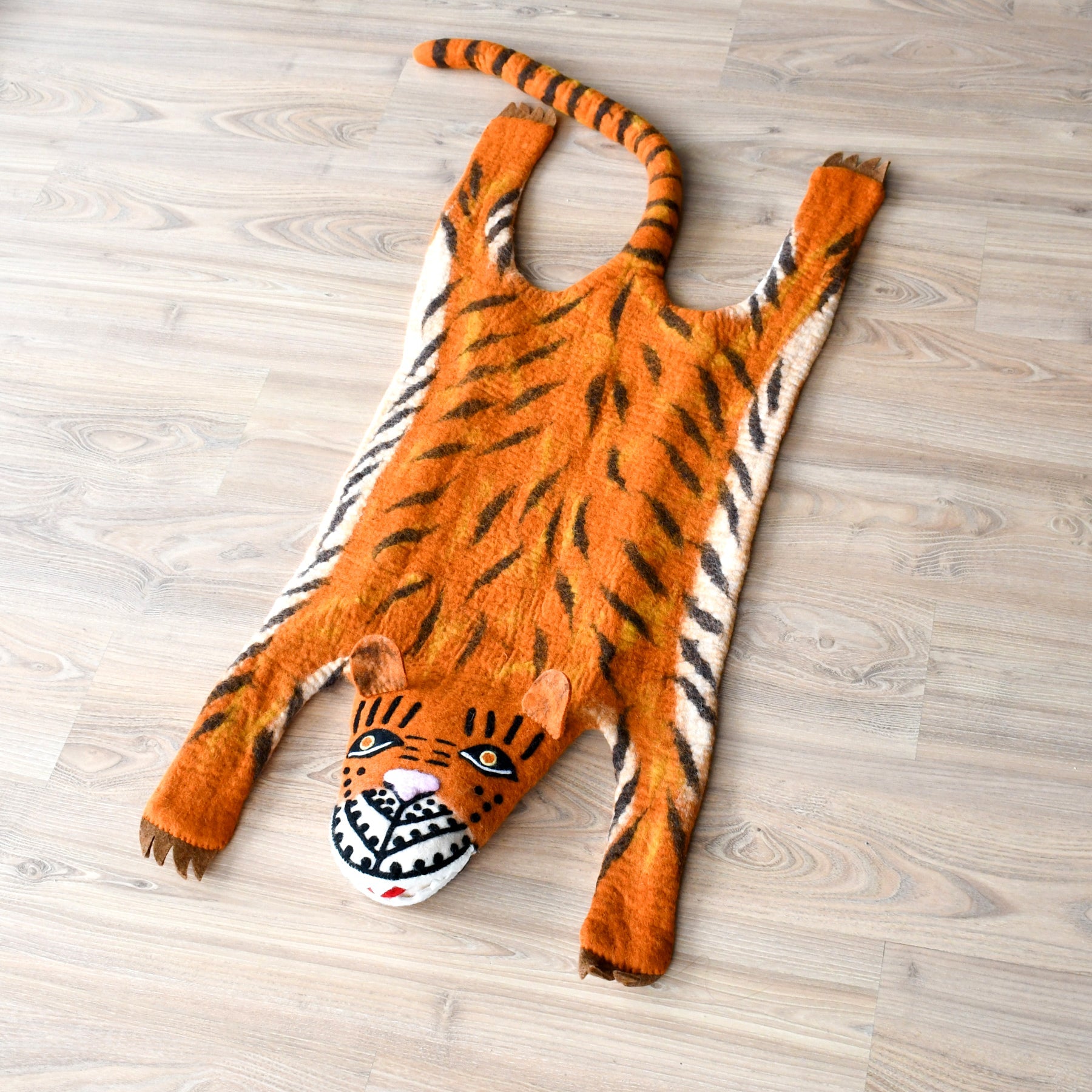 Felt Tiger Roar Nursery Rug - Tara Treasures