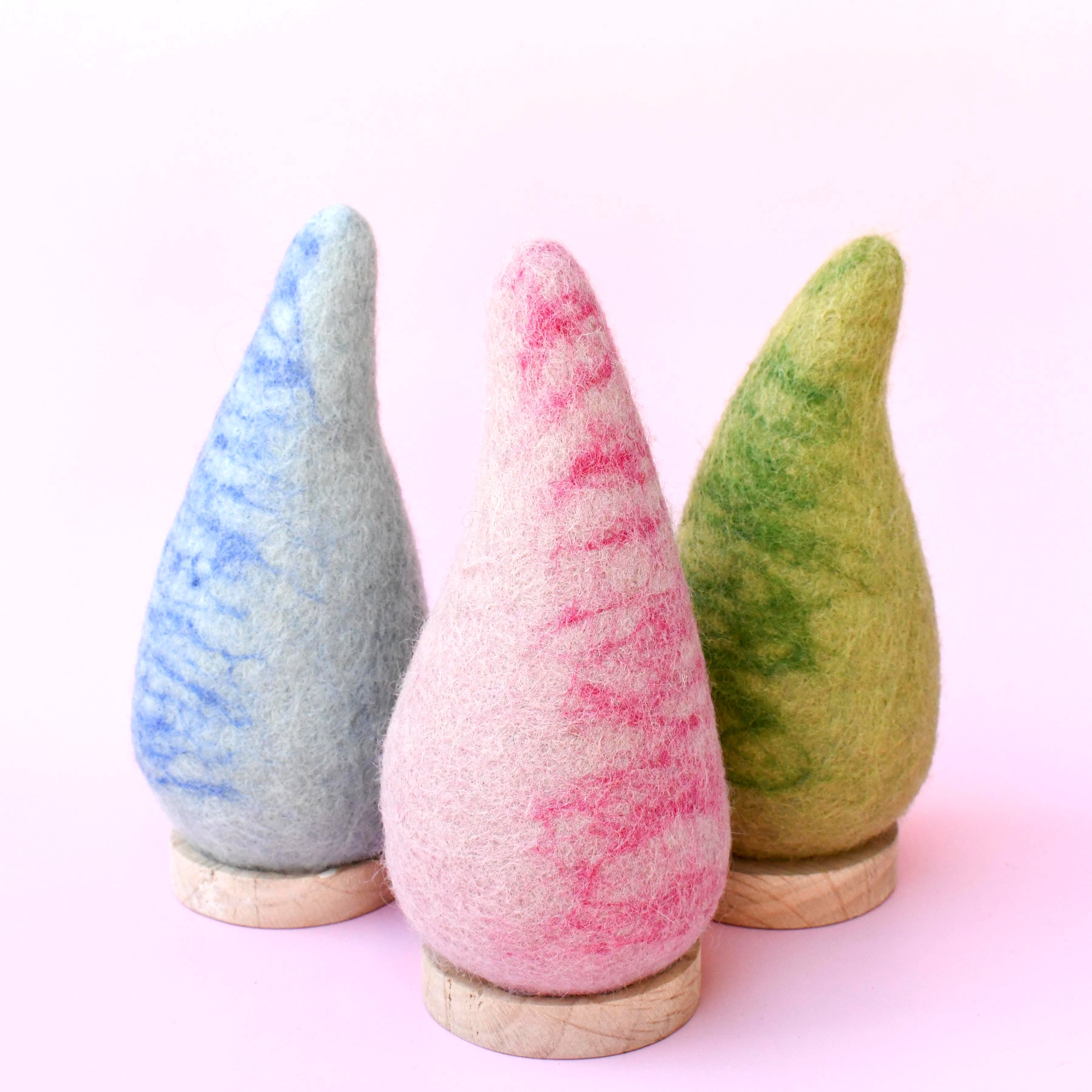 Felt Fir Tree - Pink - Tara Treasures