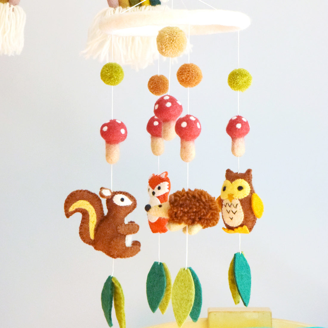 Nursery Cot Mobile - Woodland Animals - Tara Treasures