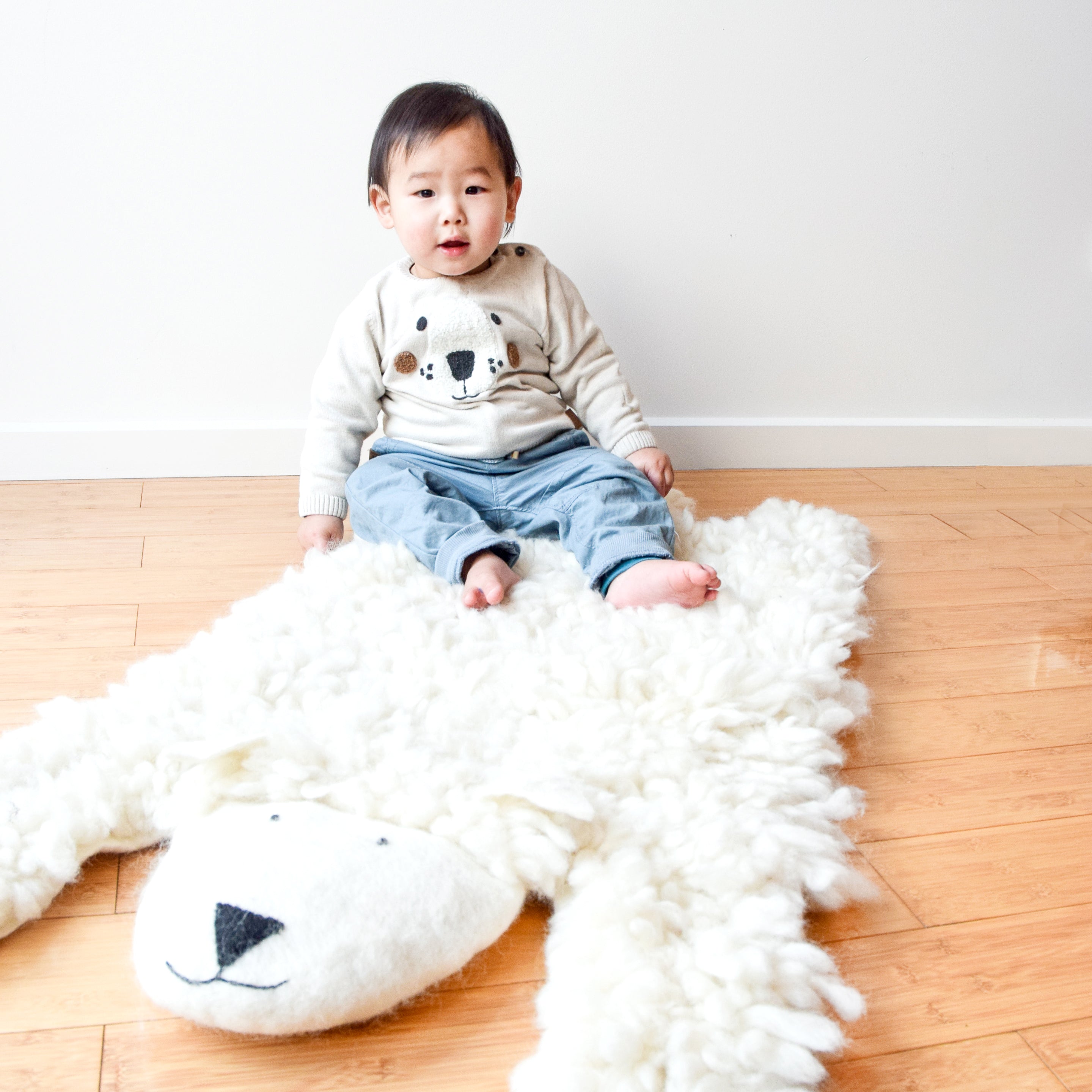 Felt Animal Rug - Sheep - Tara Treasures