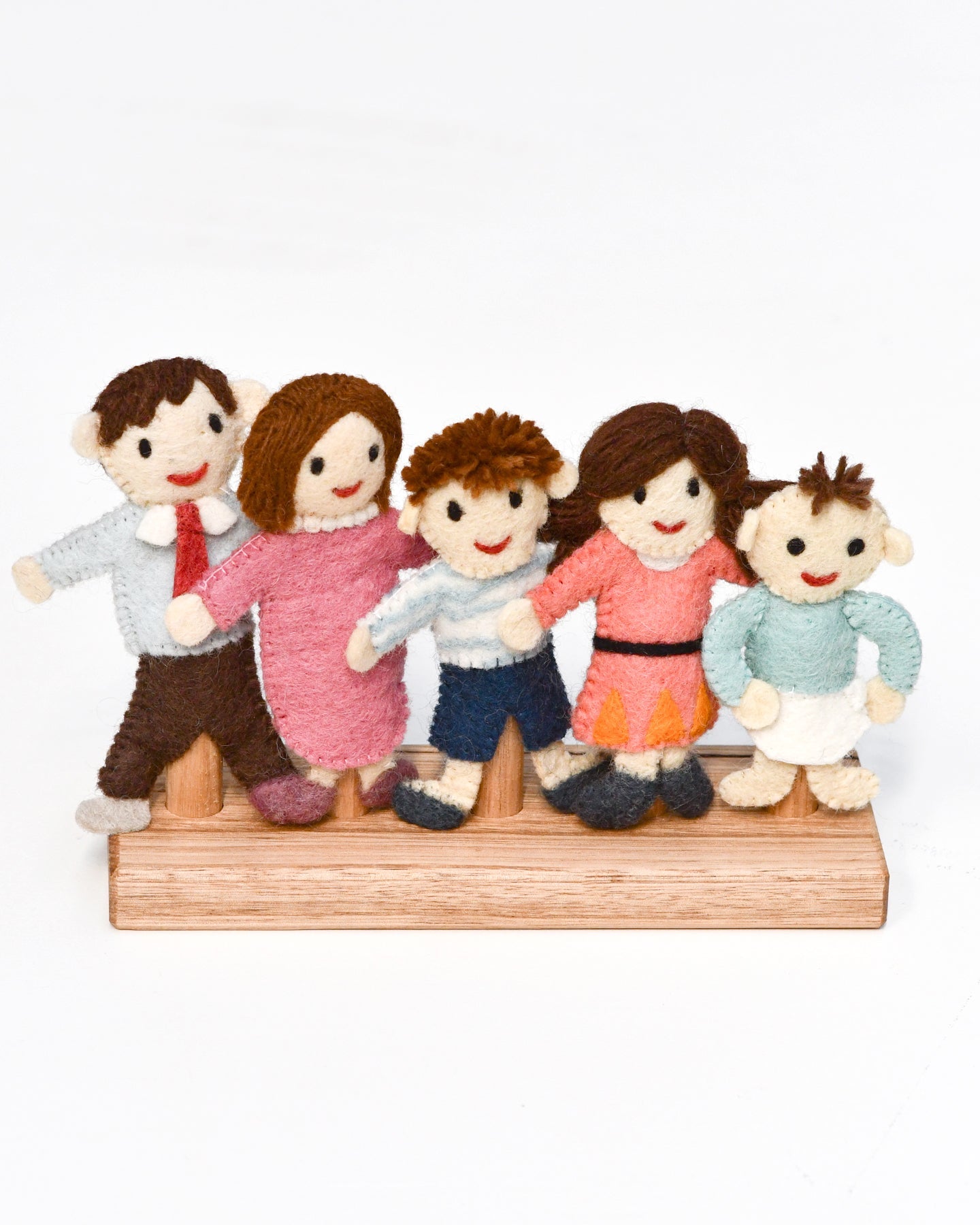 Finger Family - Felt Finger Puppet Set - Tara Treasures