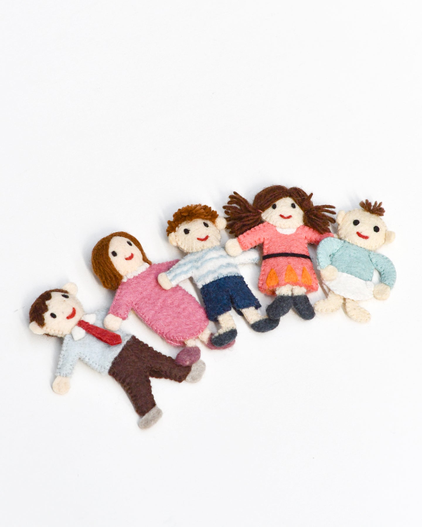 Finger Family - Felt Finger Puppet Set - Tara Treasures