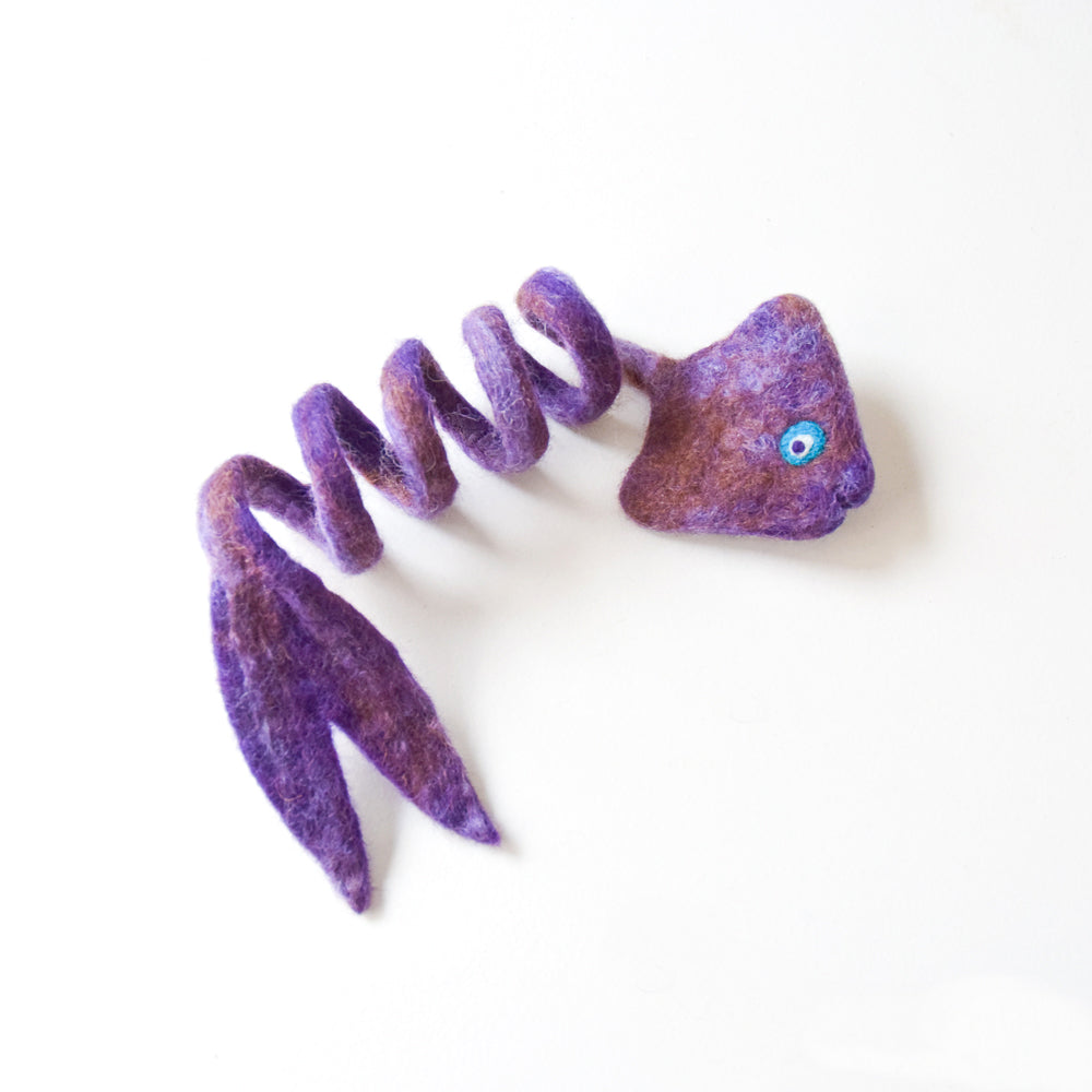 Felt Fish Toy for Cats - Tara Treasures