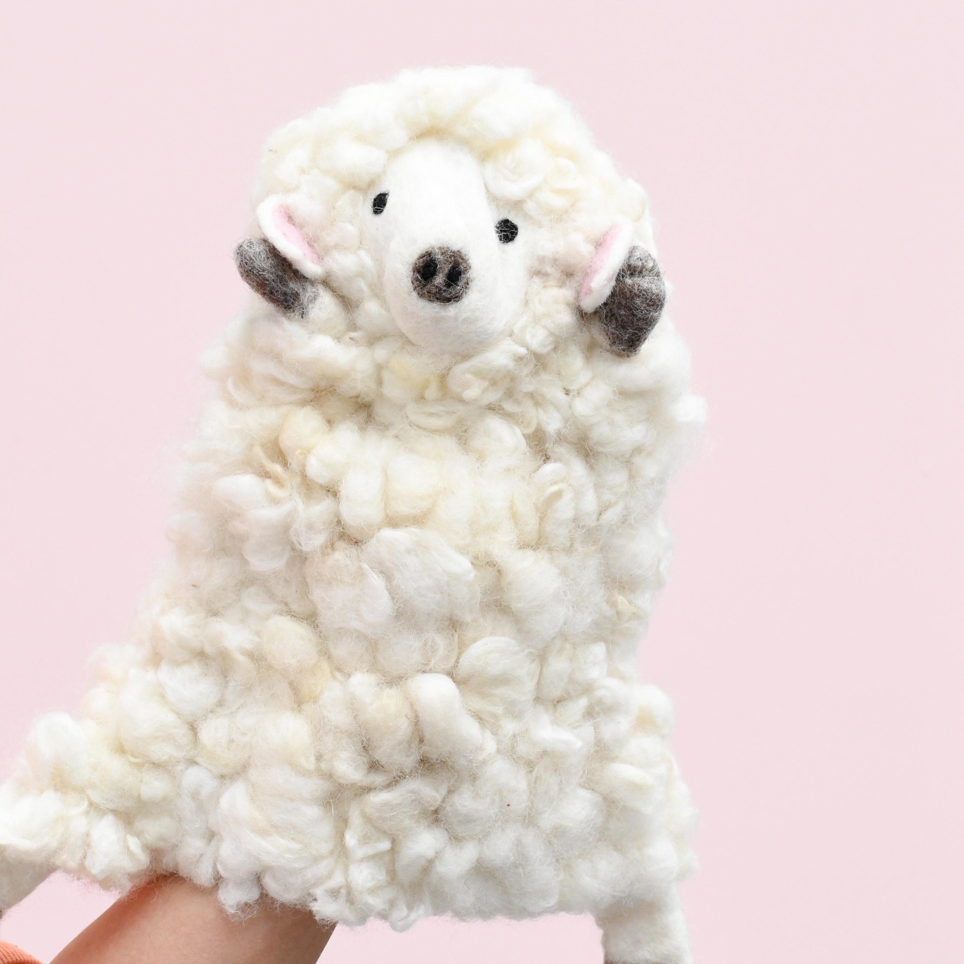 Hand Puppet - Lamb - Tara Treasures