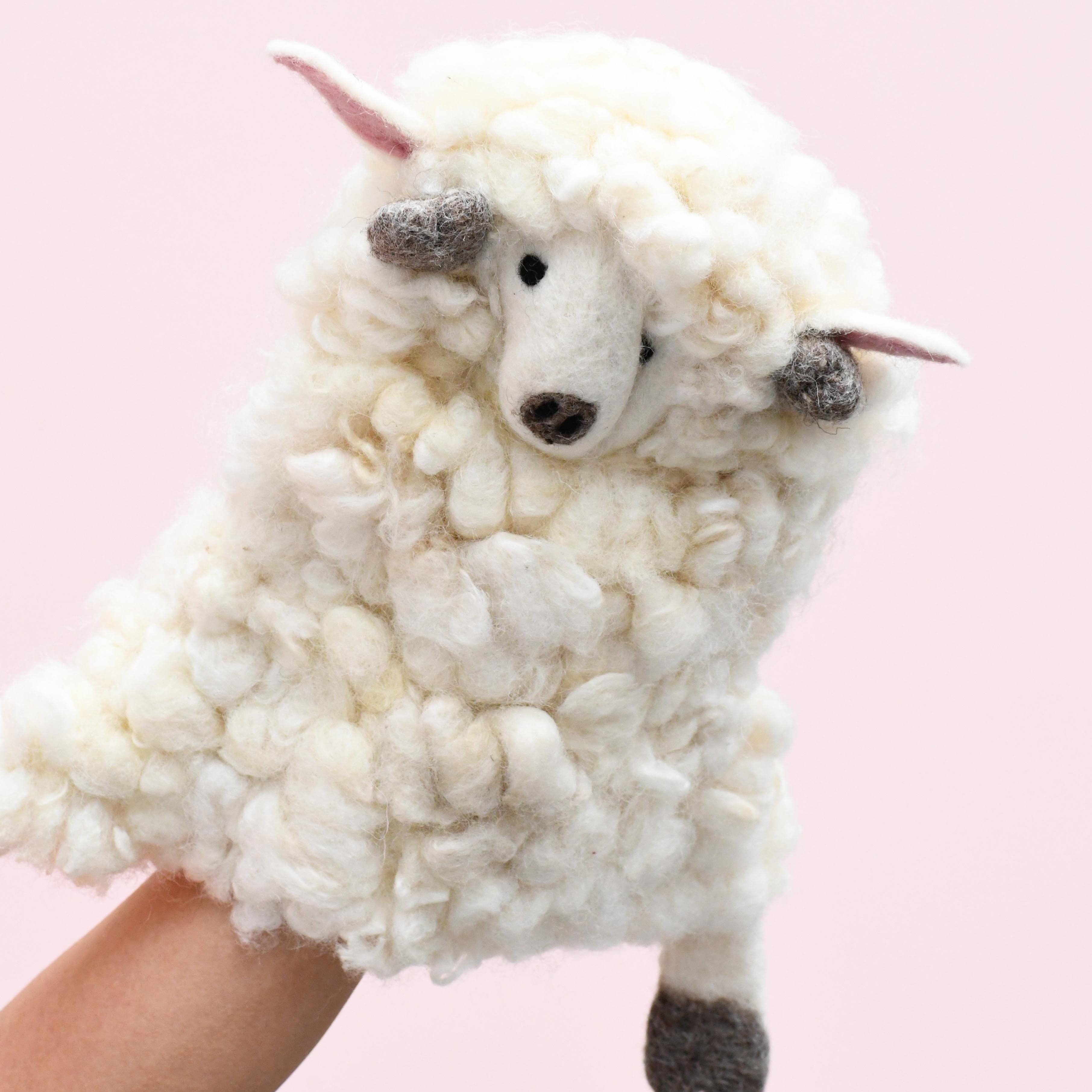 Hand Puppet - Lamb - Tara Treasures