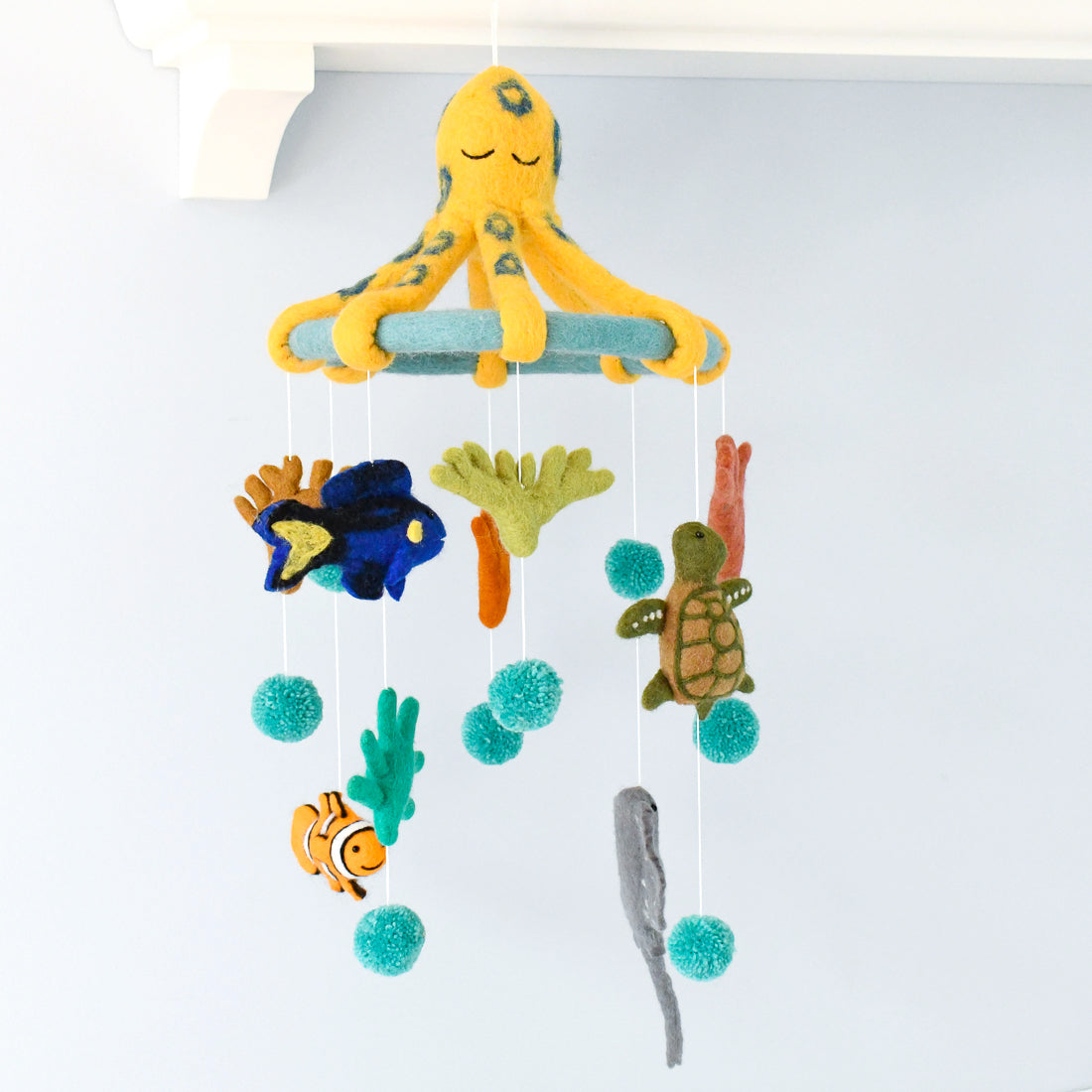 Nursery Cot Mobile - Coral Reef Sea Creatures - Great Barrier Reef - Tara Treasures