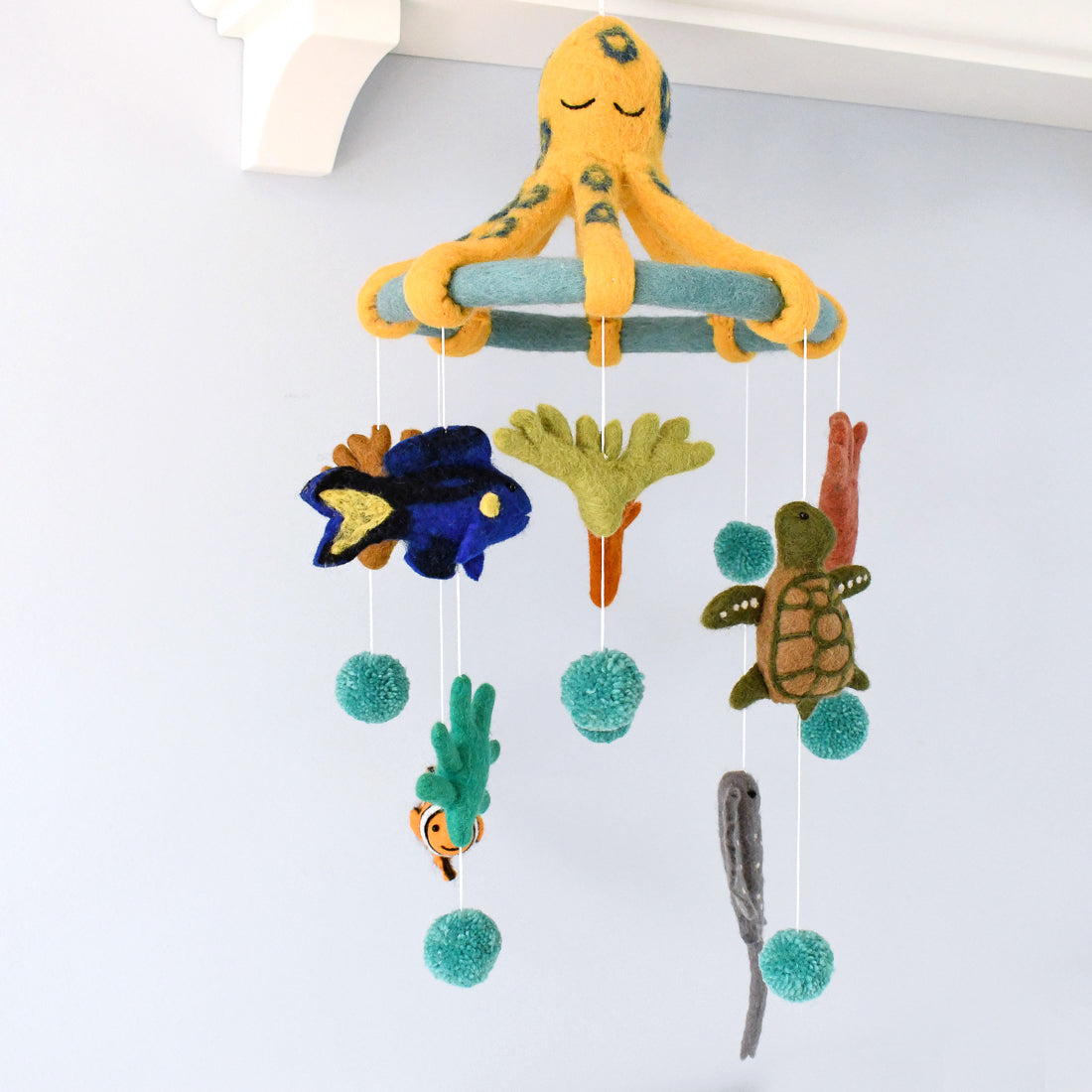 Nursery Cot Mobile - Coral Reef Sea Creatures - Great Barrier Reef - Tara Treasures