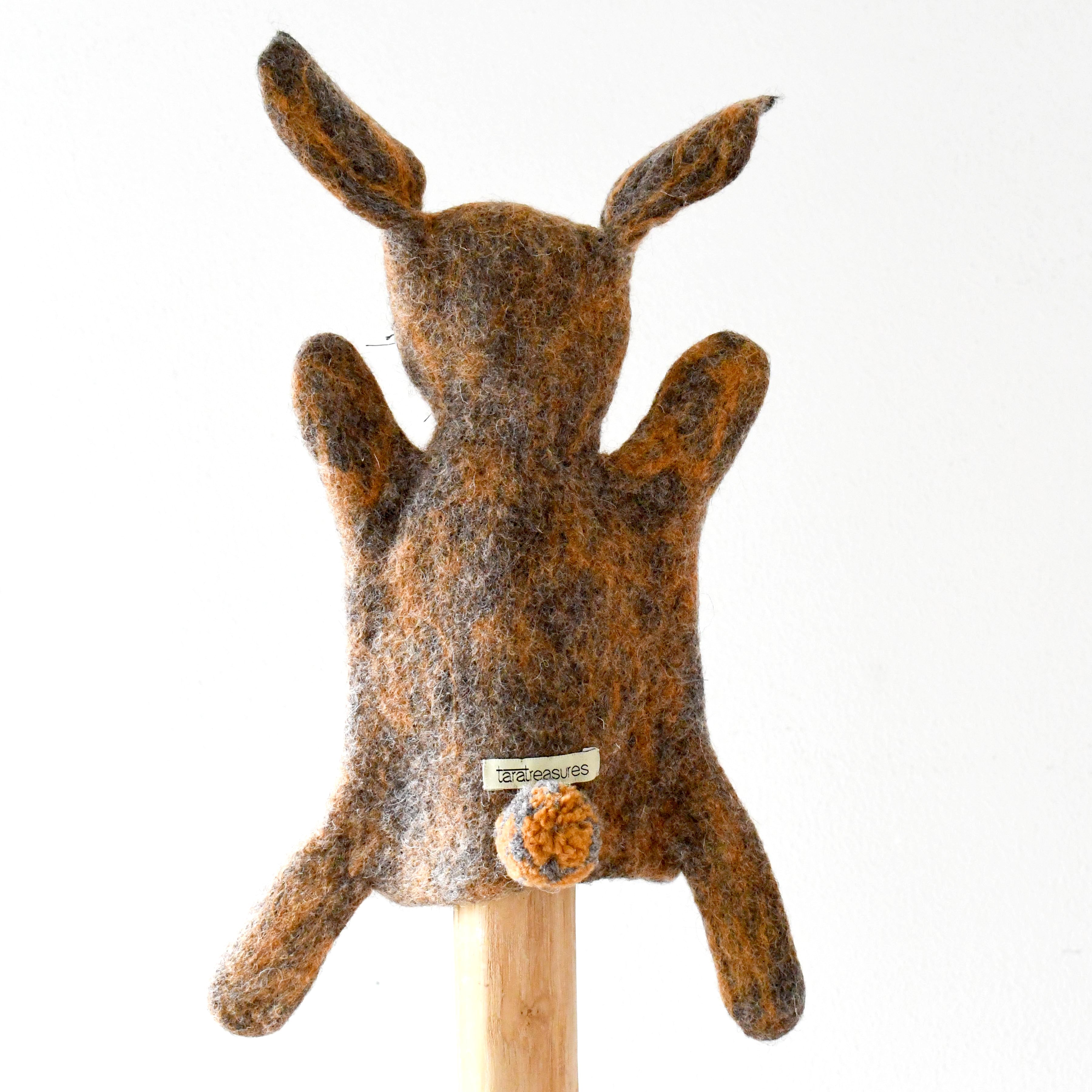 Hand Puppet - Brown Hare Rabbit - Tara Treasures