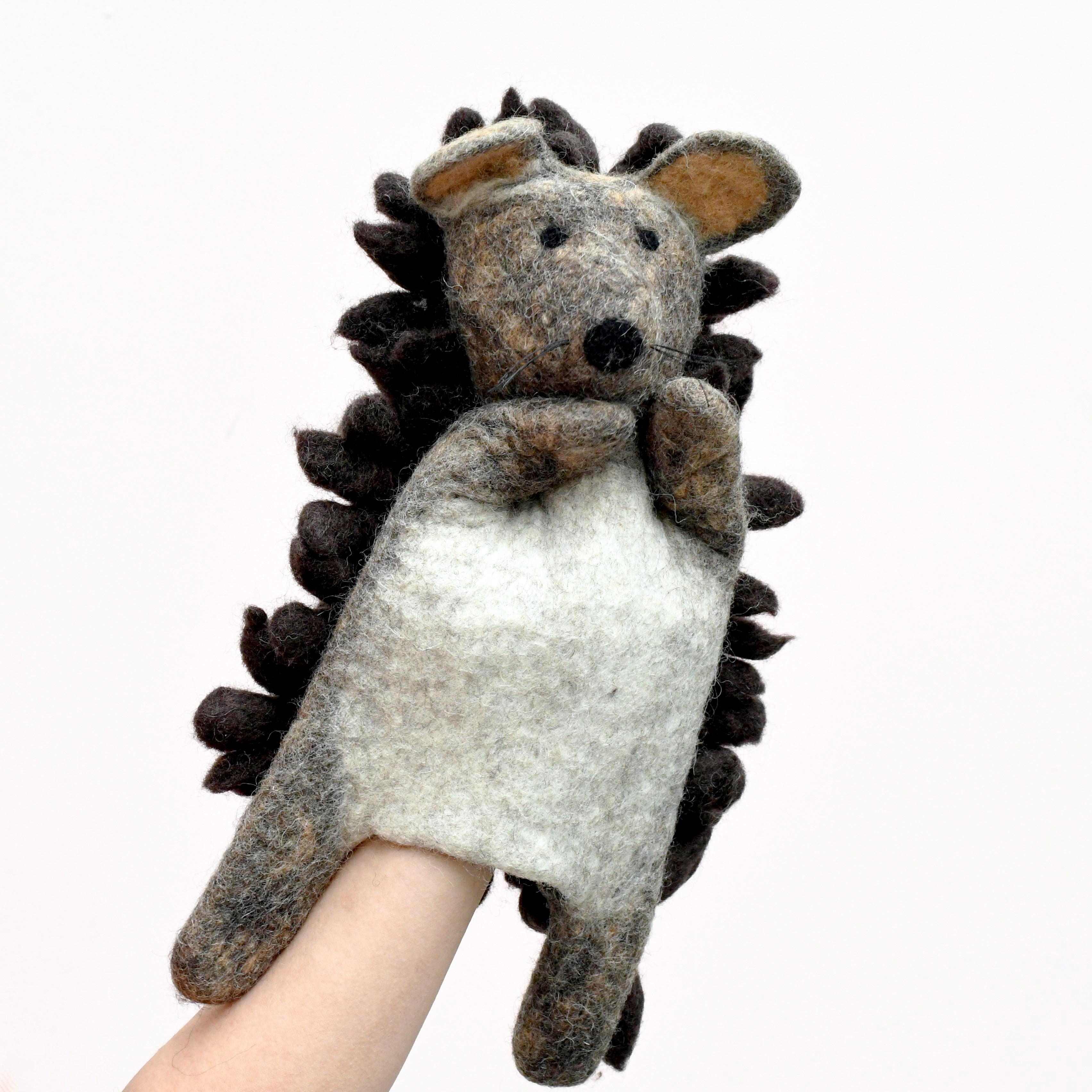 Hand Puppet - Hedgehog - Tara Treasures