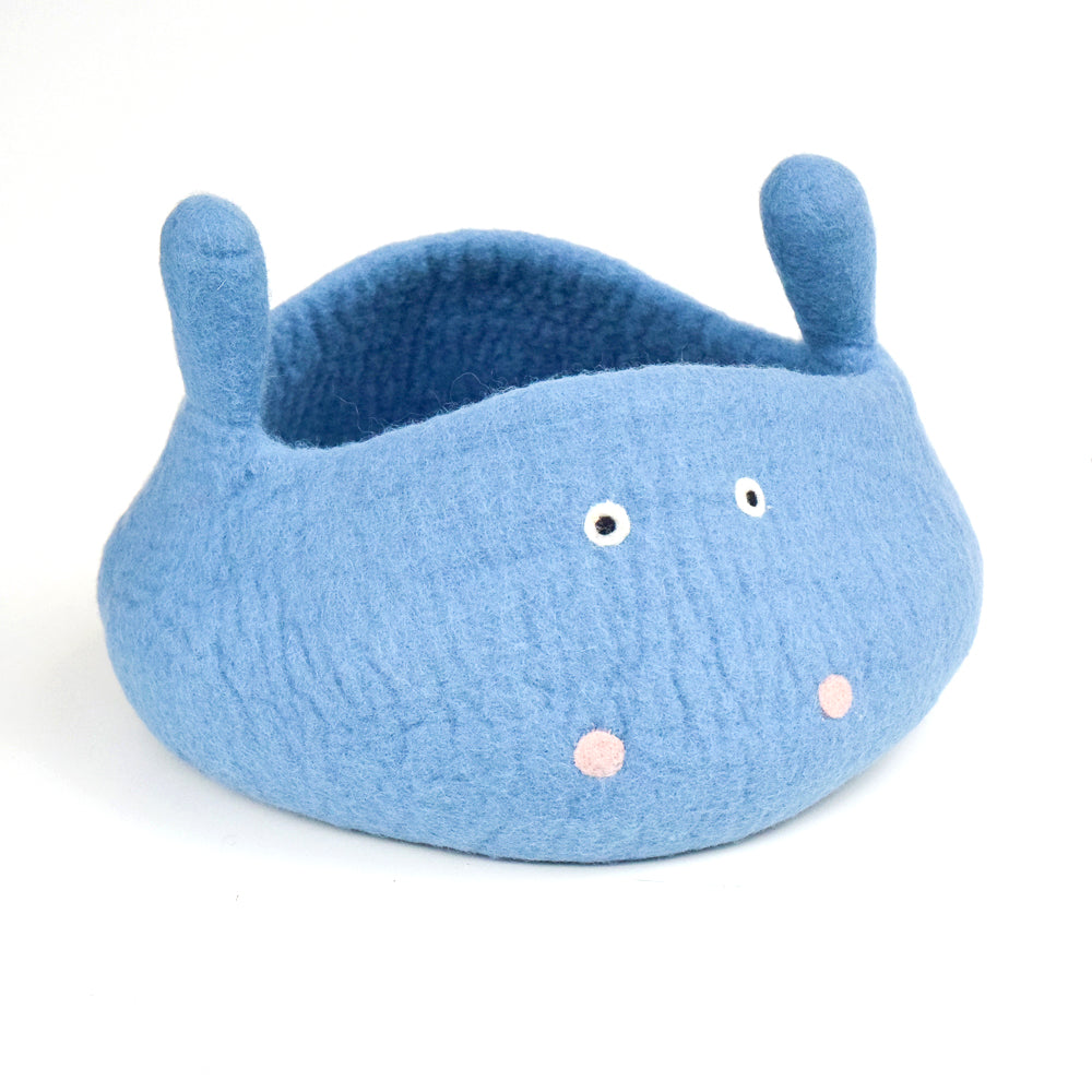 Cat Cave - Blue Hippo Bucket - Tara Treasures