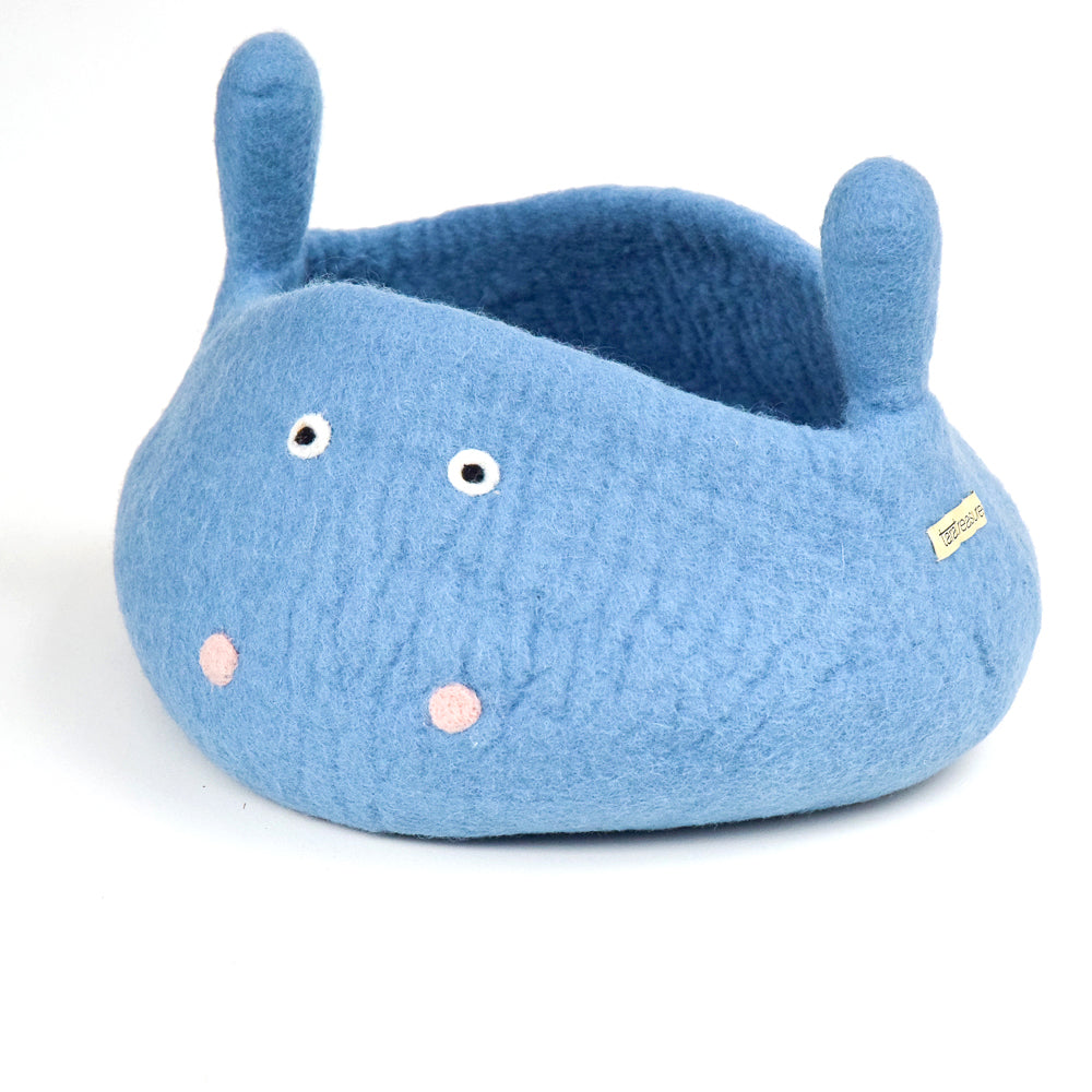 Cat Cave - Blue Hippo Bucket - Tara Treasures