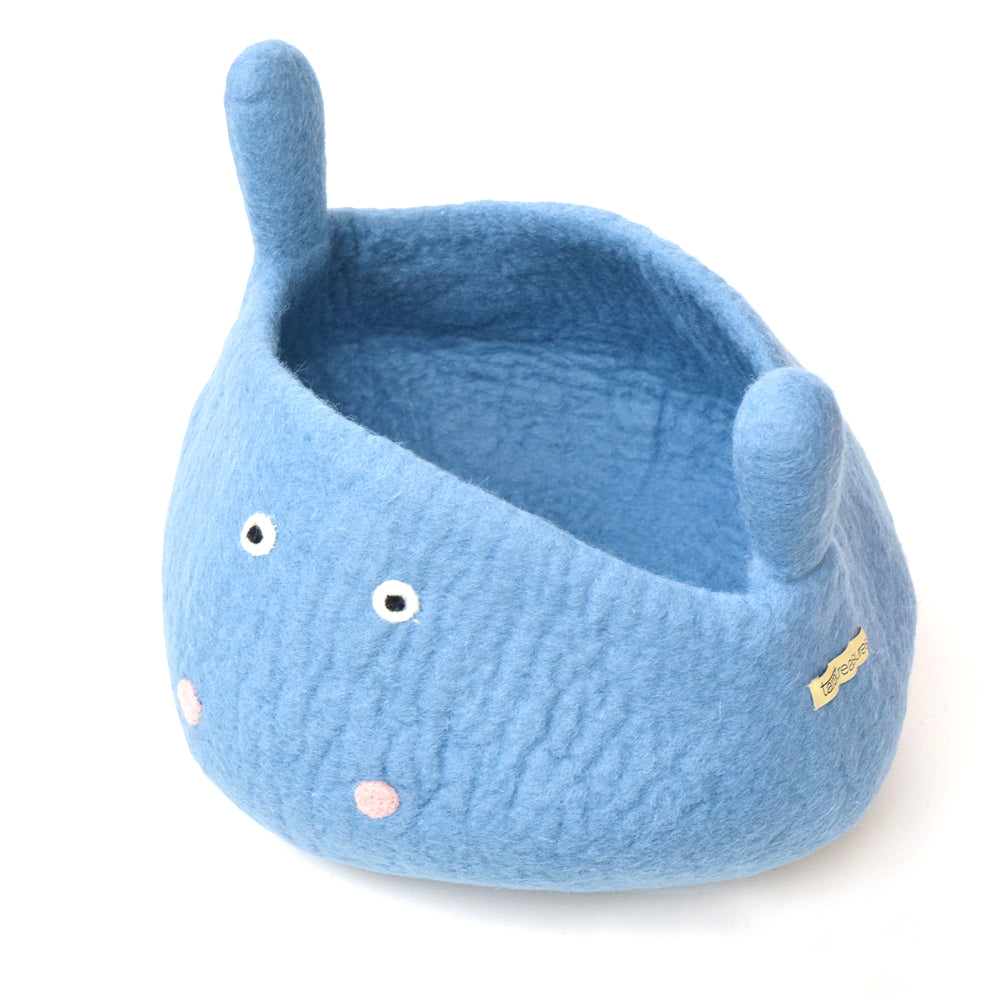 Cat Cave - Blue Hippo Bucket - Tara Treasures