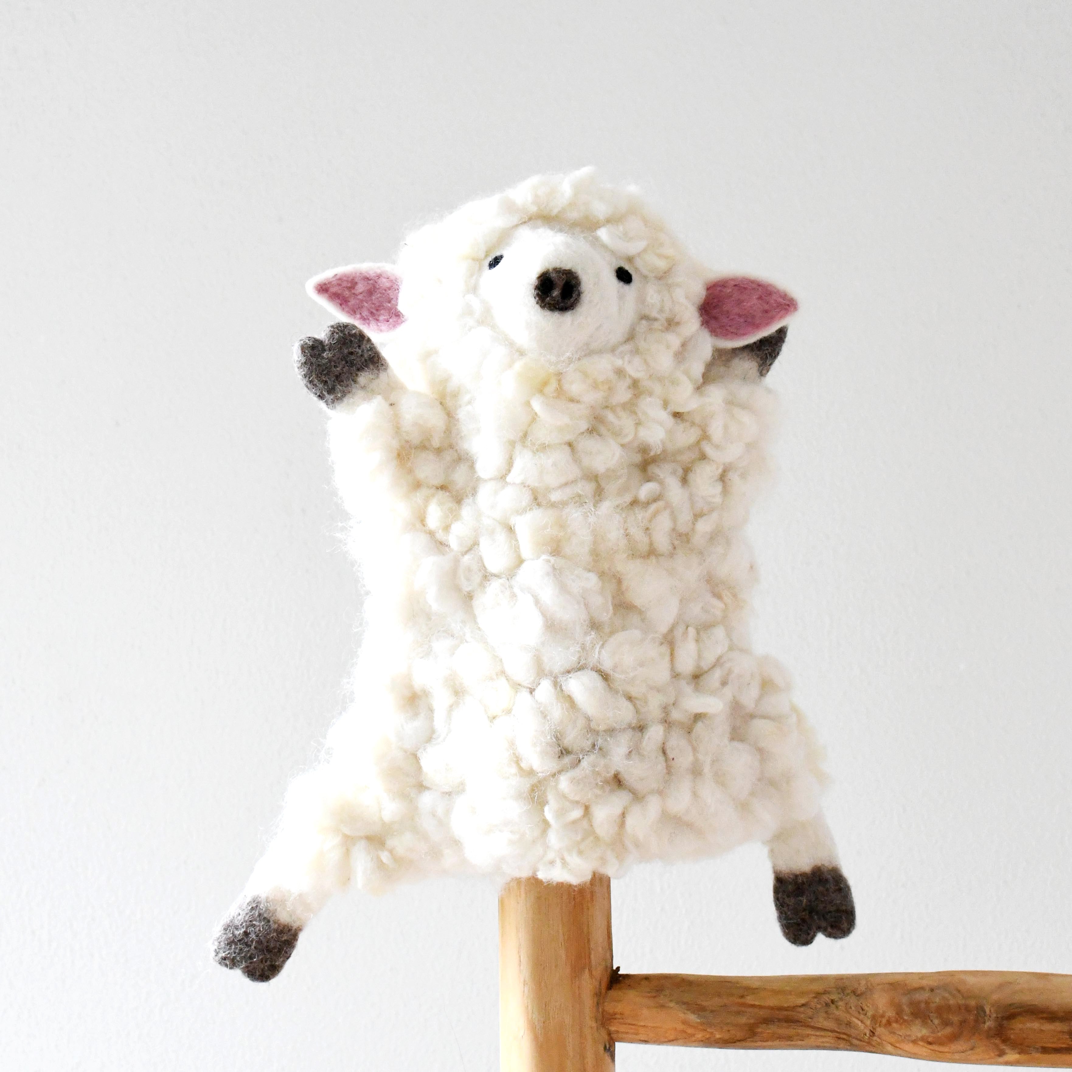 Hand Puppet - Lamb - Tara Treasures