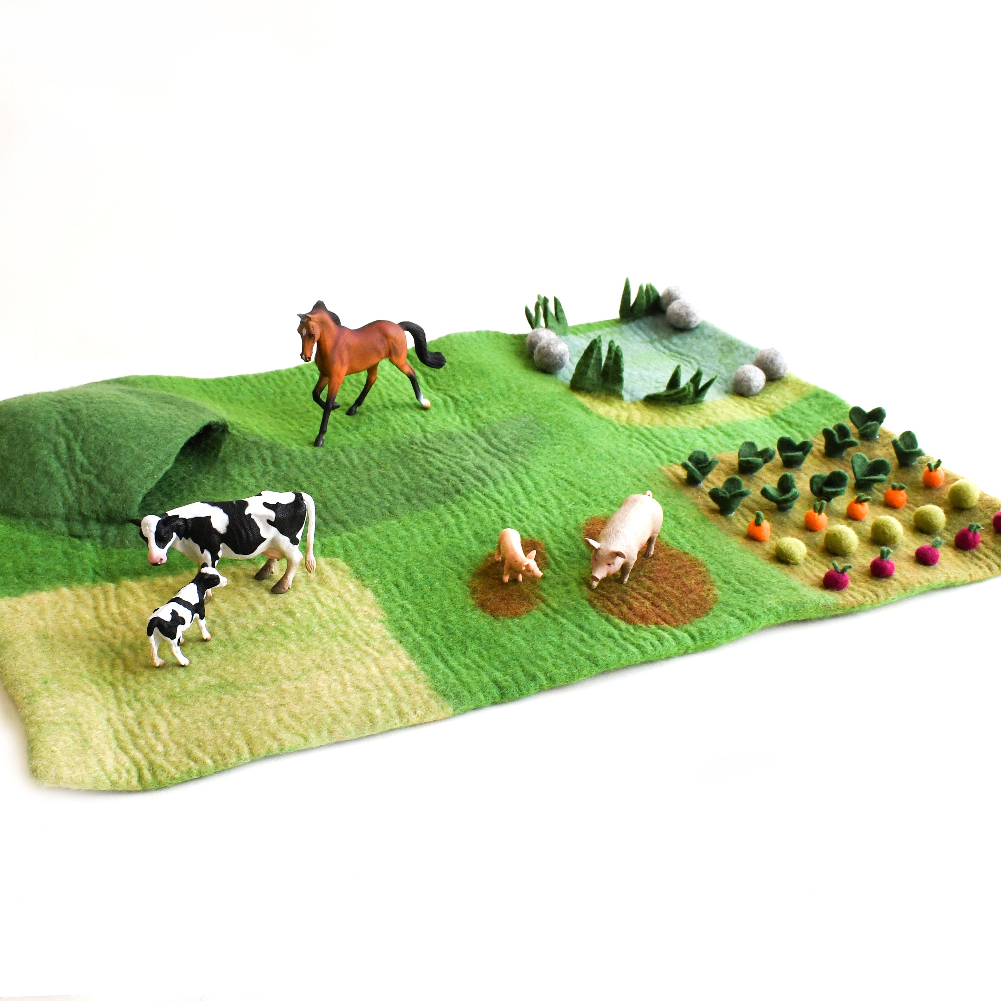 Large Farm Play Mat Playscape - Tara Treasures