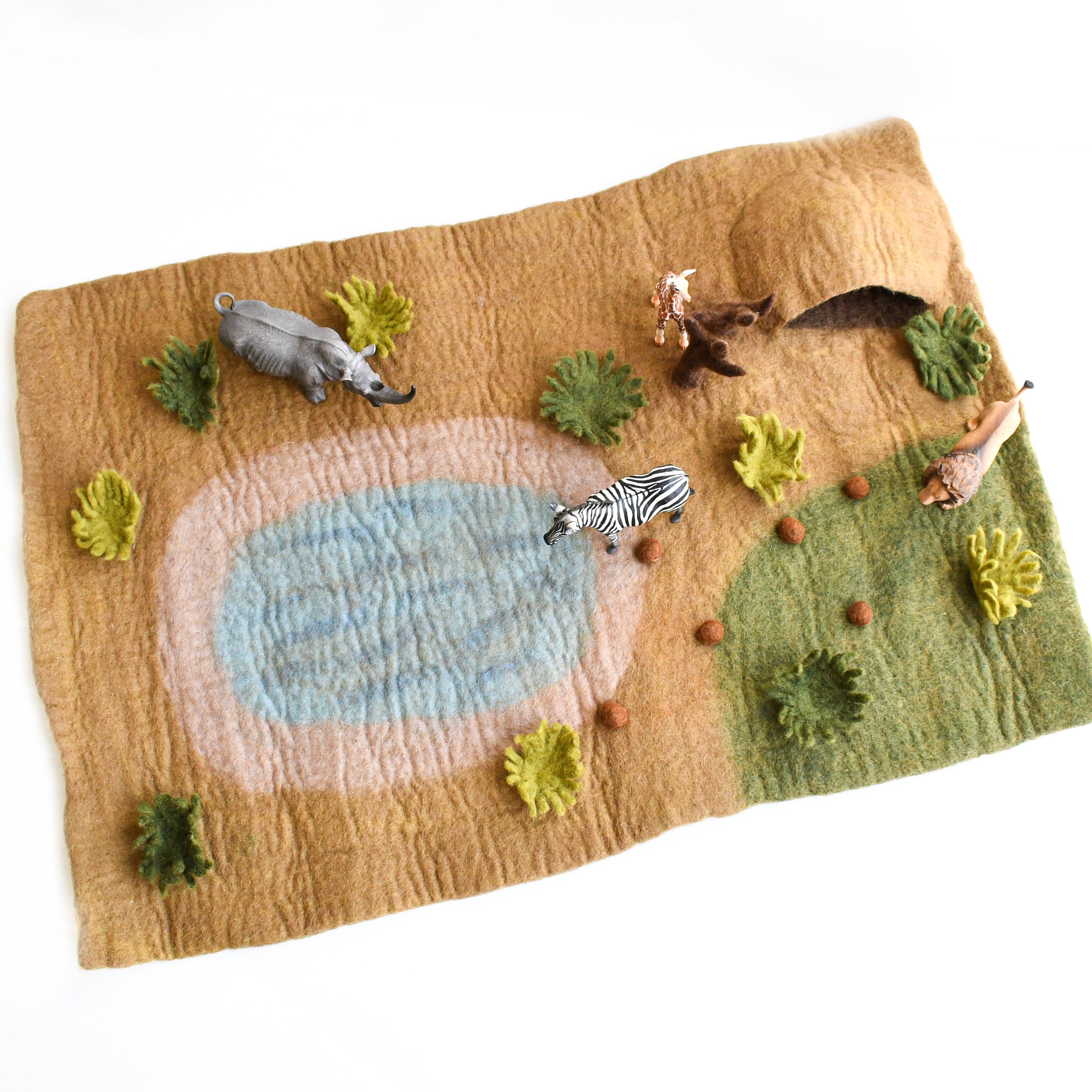 Large Safari Play Mat Playscape - Tara Treasures