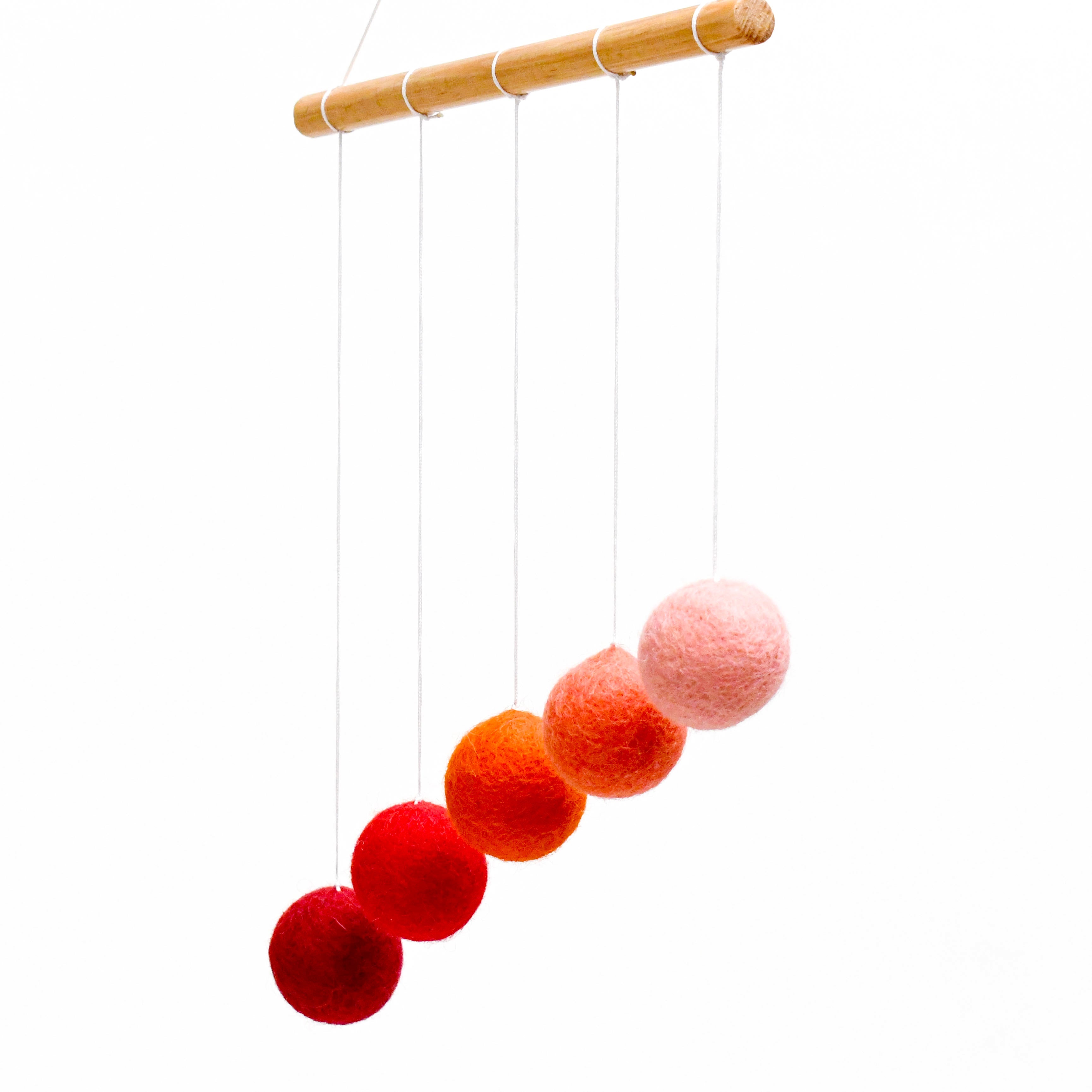 Montessori Gobbi Baby Mobile - Red - Tara Treasures