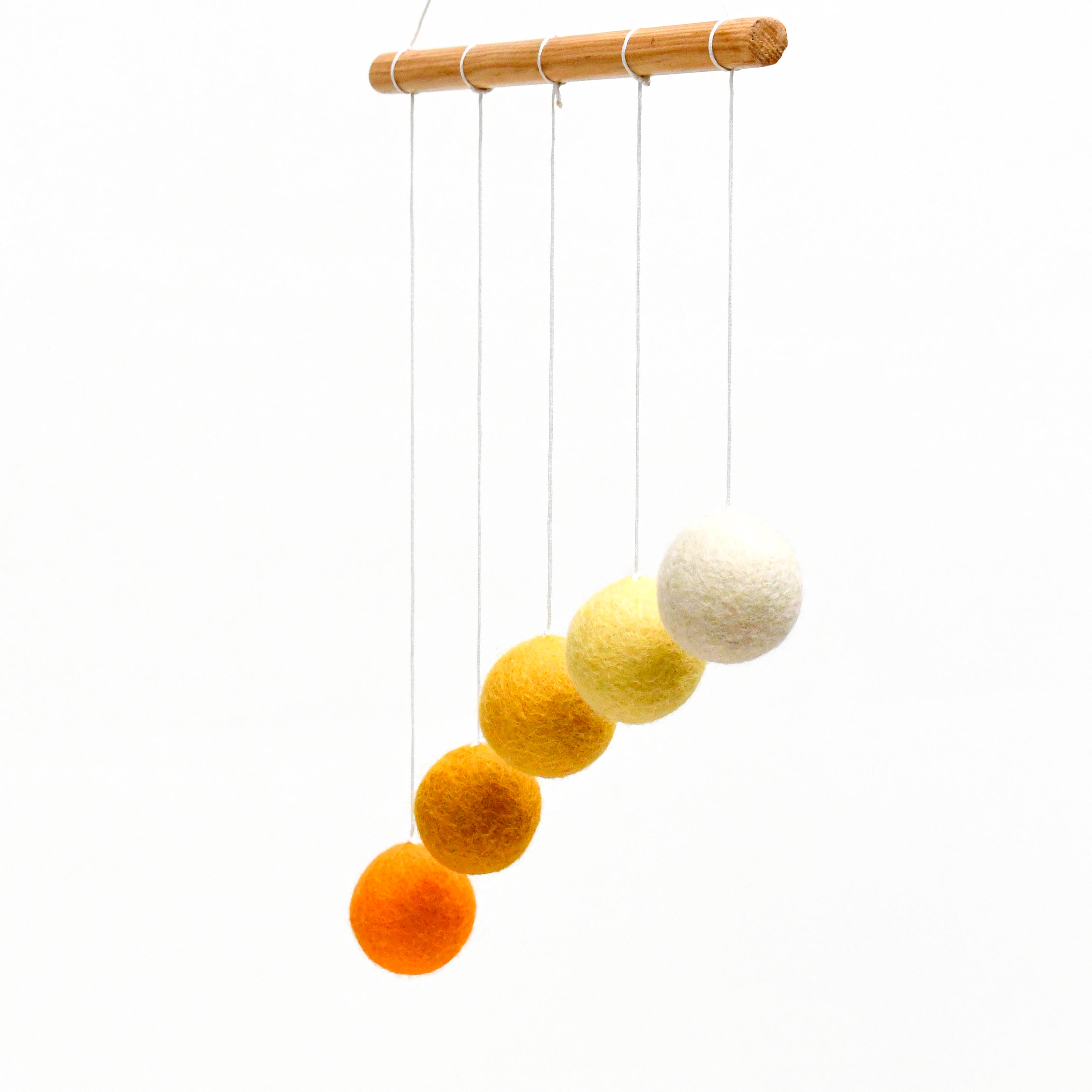 Montessori Gobbi Baby Mobile - Yellow - Tara Treasures