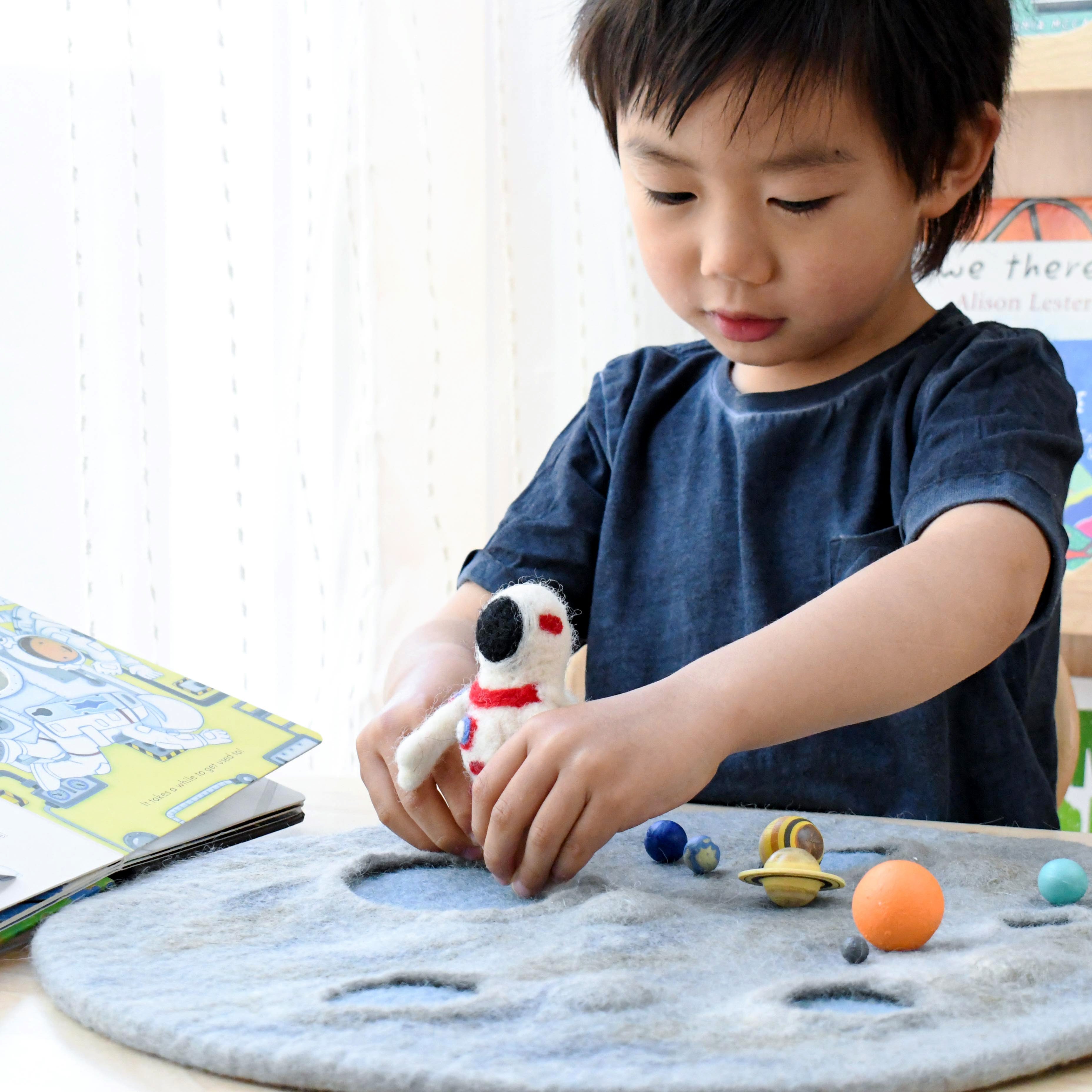 Moon Crater with Astronaut Space Playscape - Tara Treasures