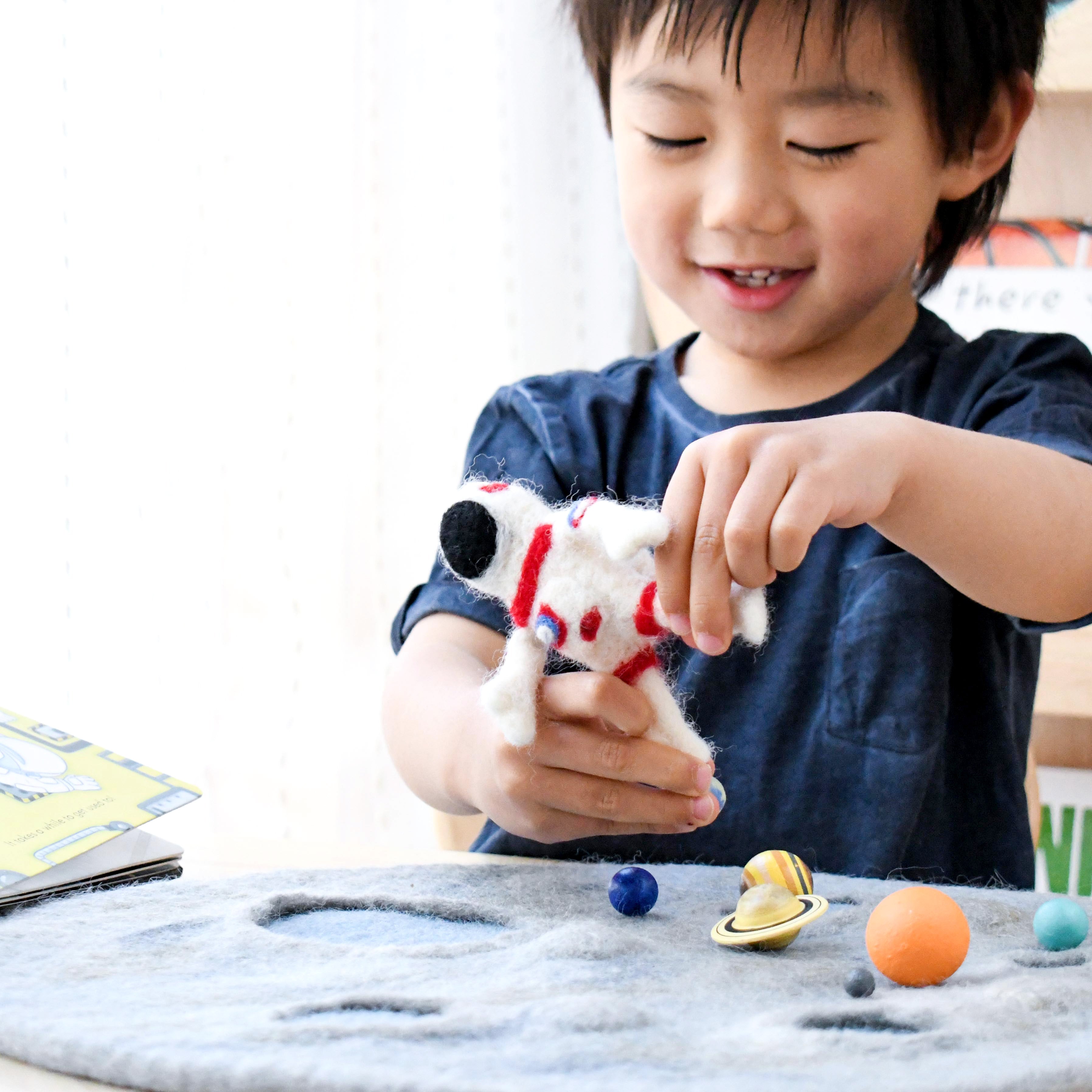 Moon Crater with Astronaut Space Playscape - Tara Treasures