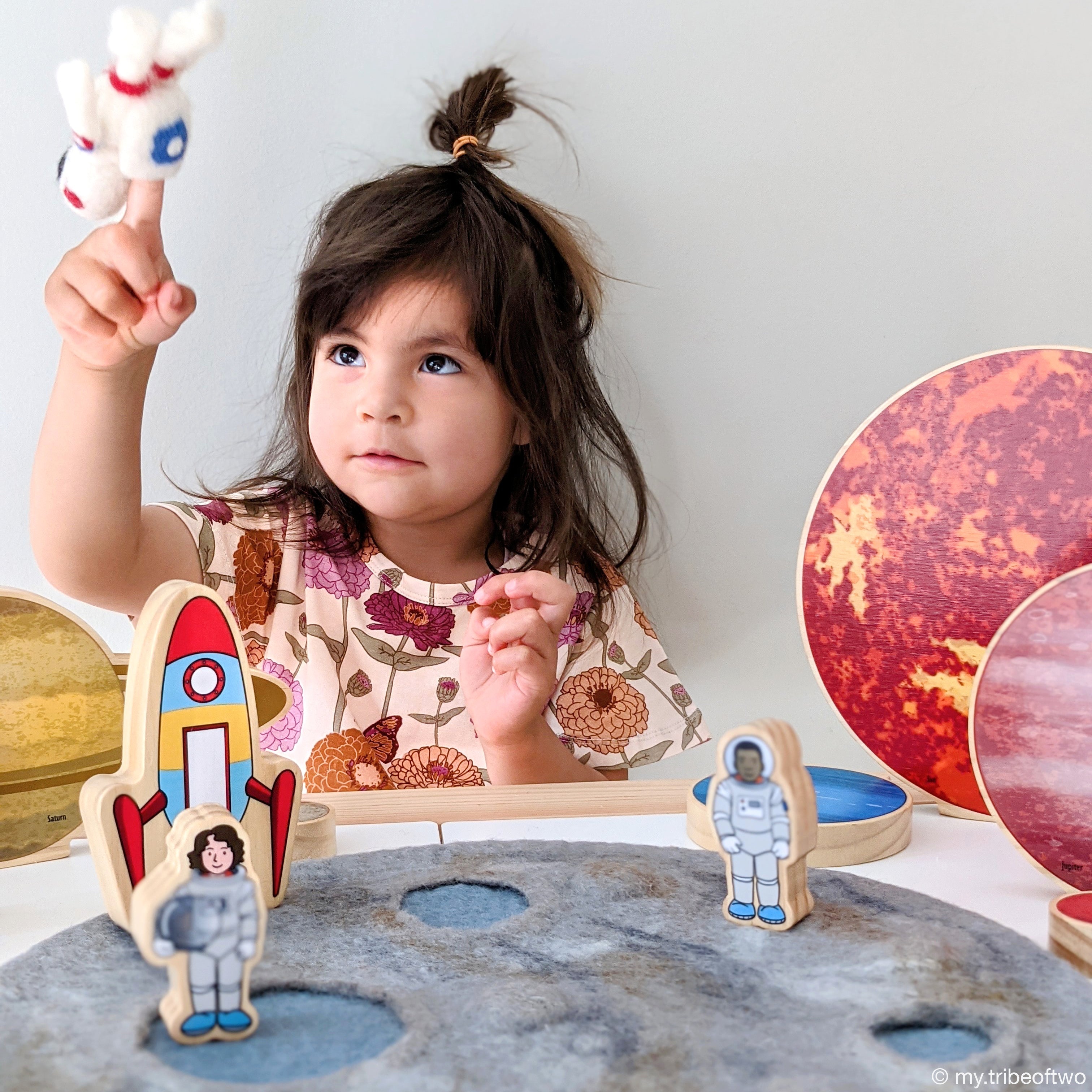 Moon Crater with Astronaut Space Playscape - Tara Treasures