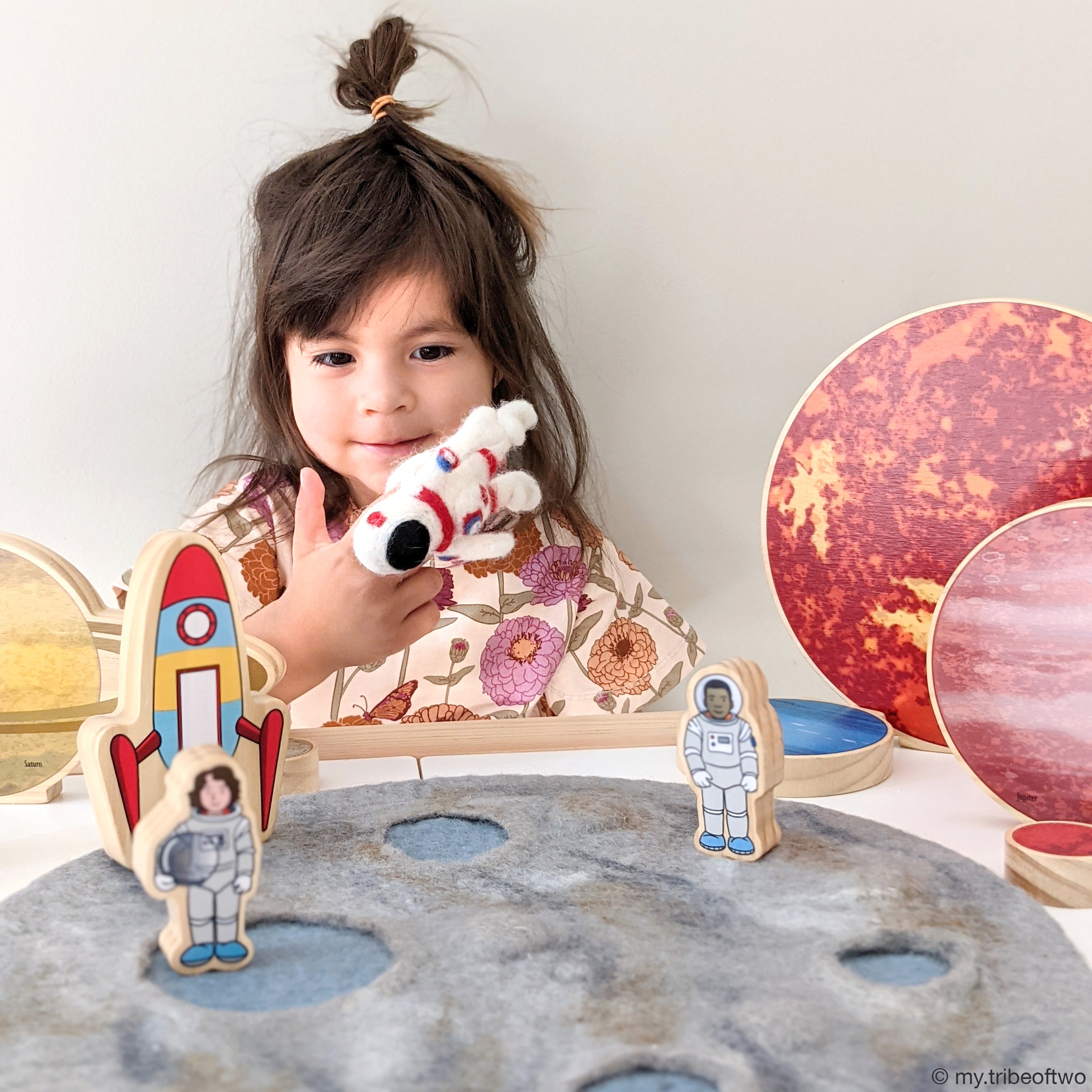 Moon Crater with Astronaut Space Playscape - Tara Treasures