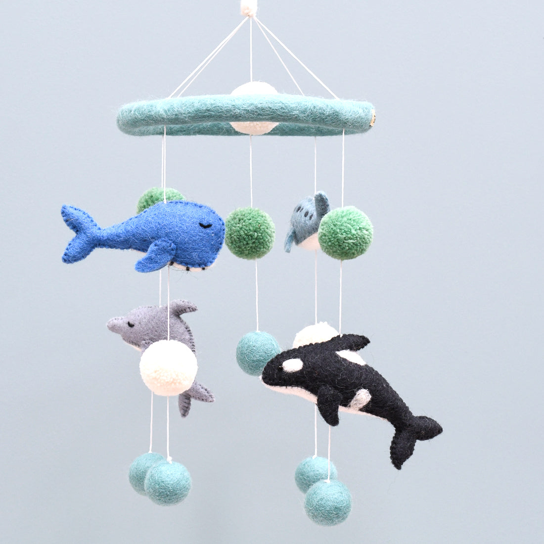 Nursery Cot Mobile - Ocean Marine Mammals - Tara Treasures