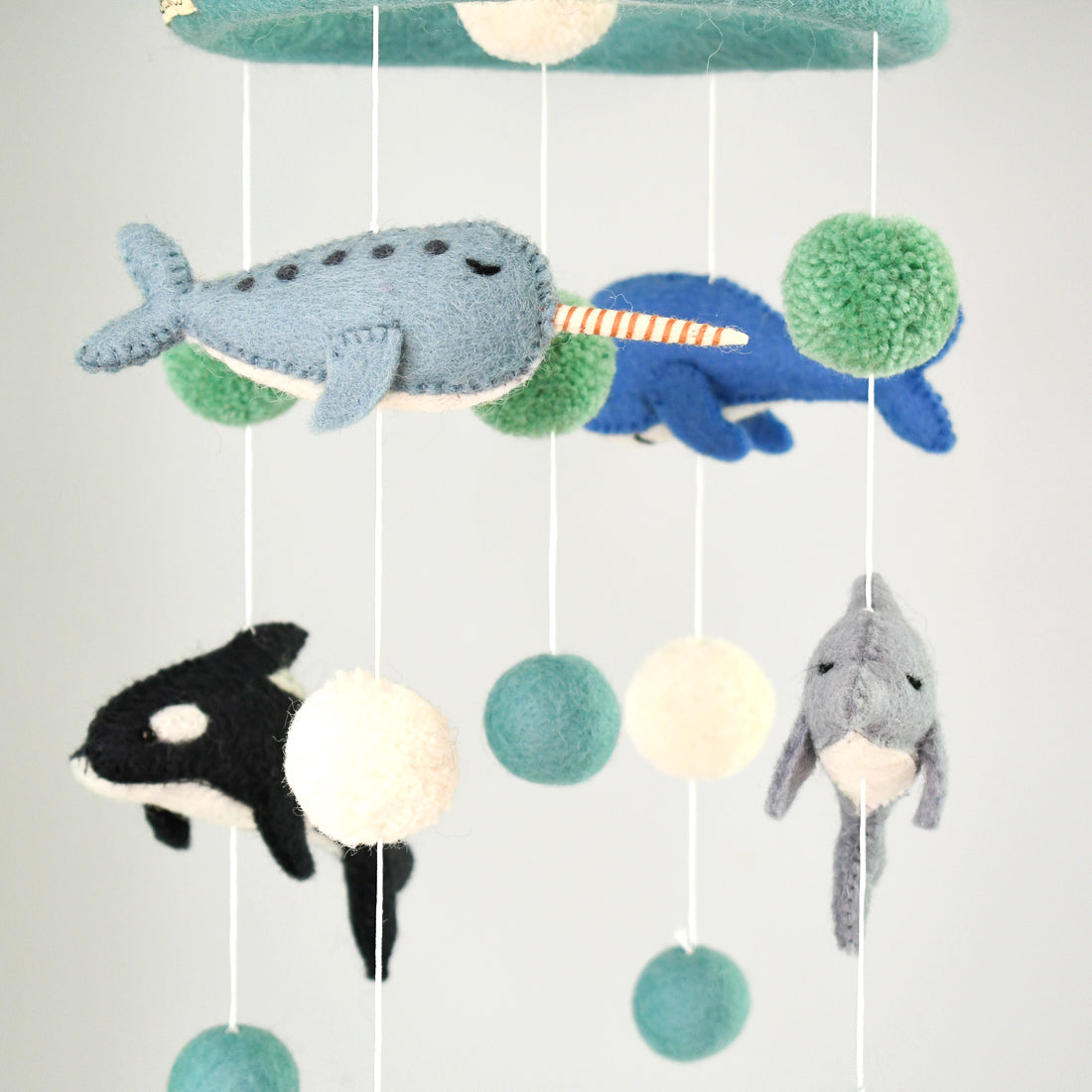 Nursery Cot Mobile - Ocean Marine Mammals - Tara Treasures