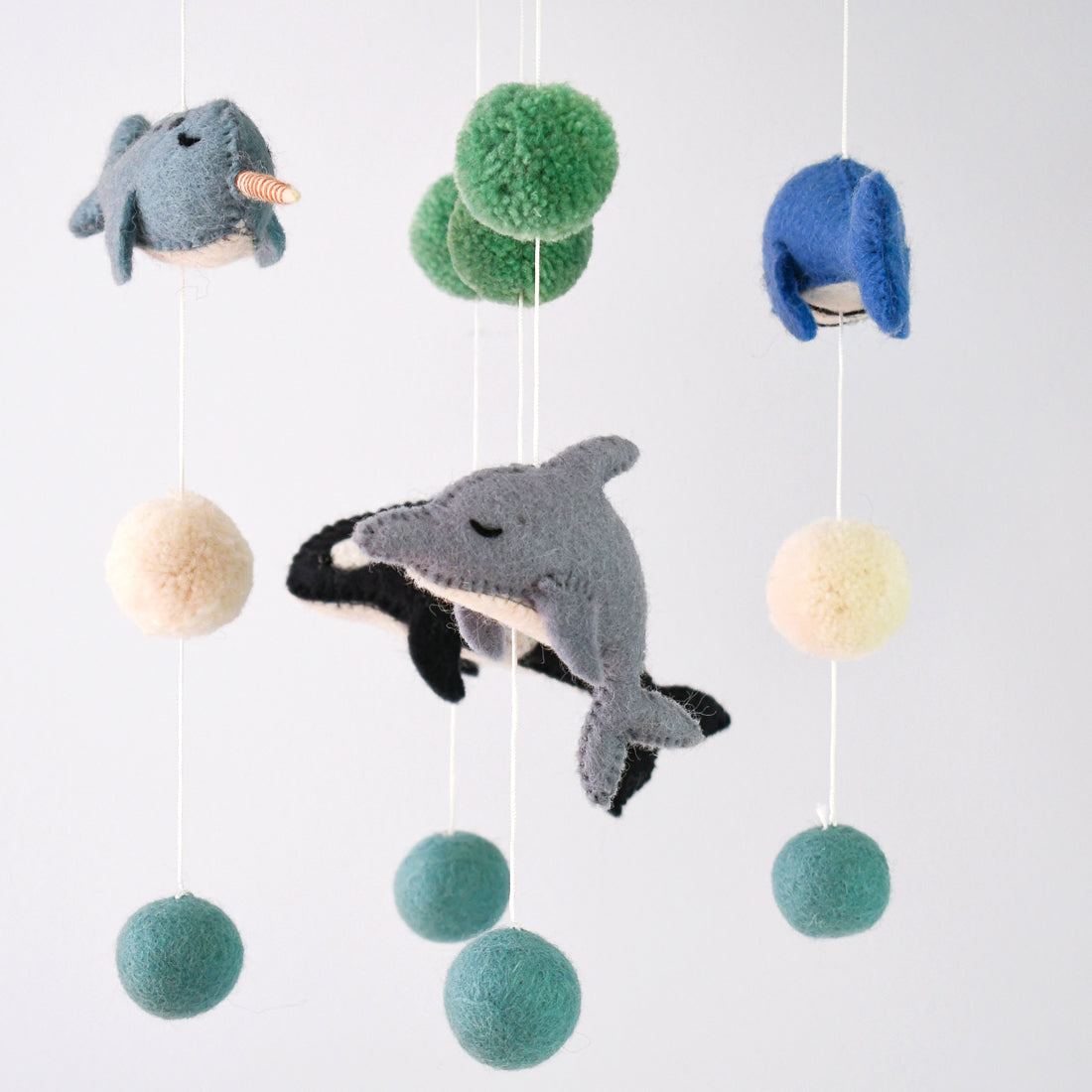 Nursery Cot Mobile - Ocean Marine Mammals - Tara Treasures