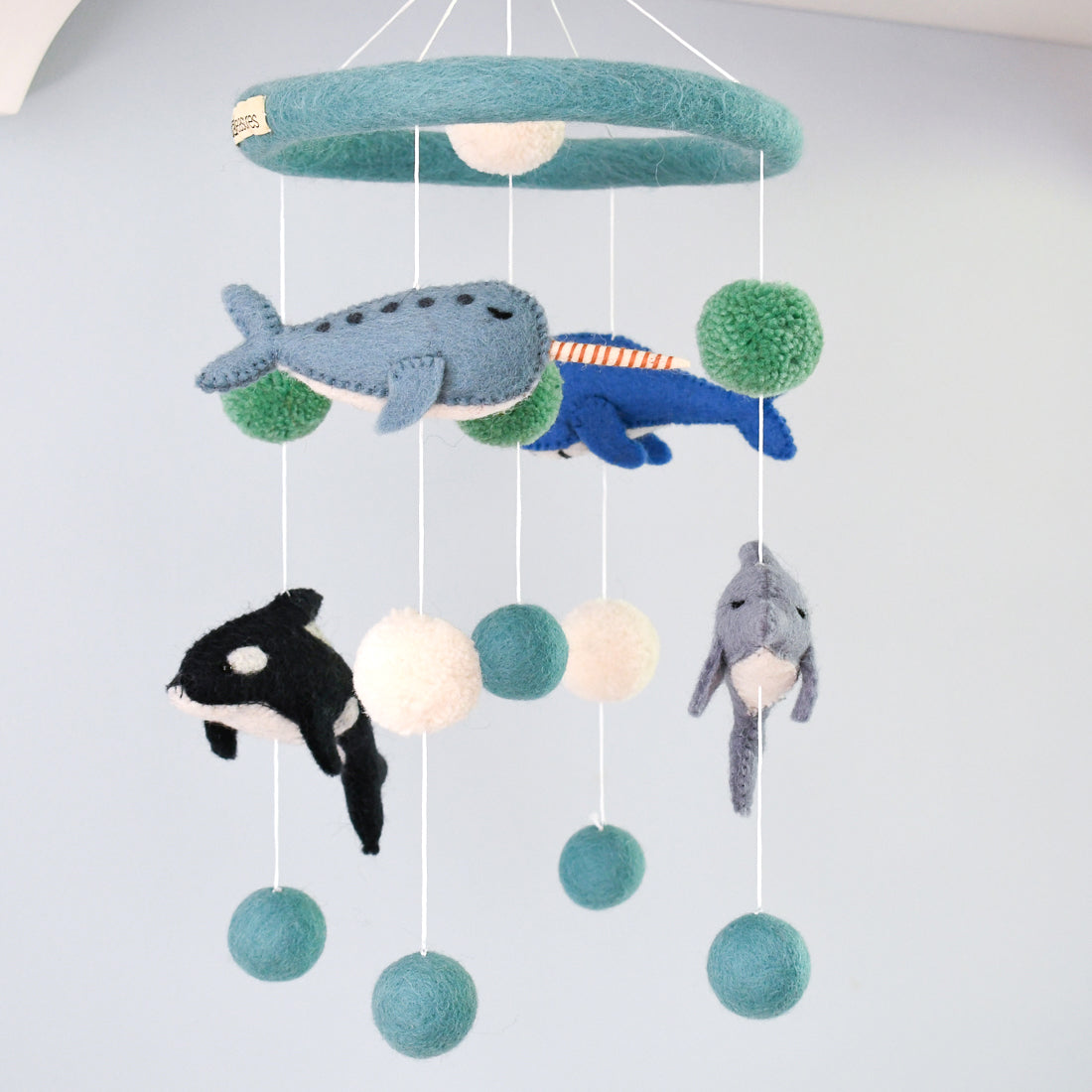 Nursery Cot Mobile - Ocean Marine Mammals - Tara Treasures