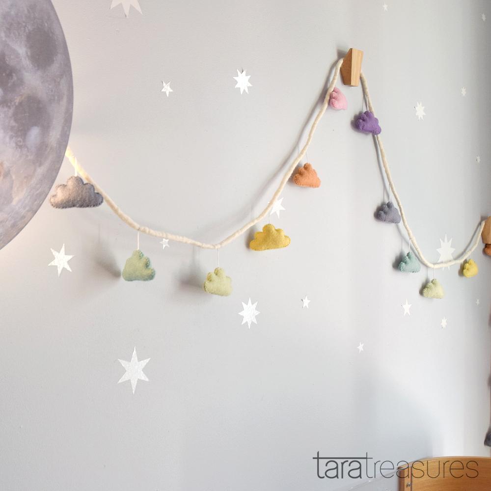 Cloud Garland - Pastel - Tara Treasures